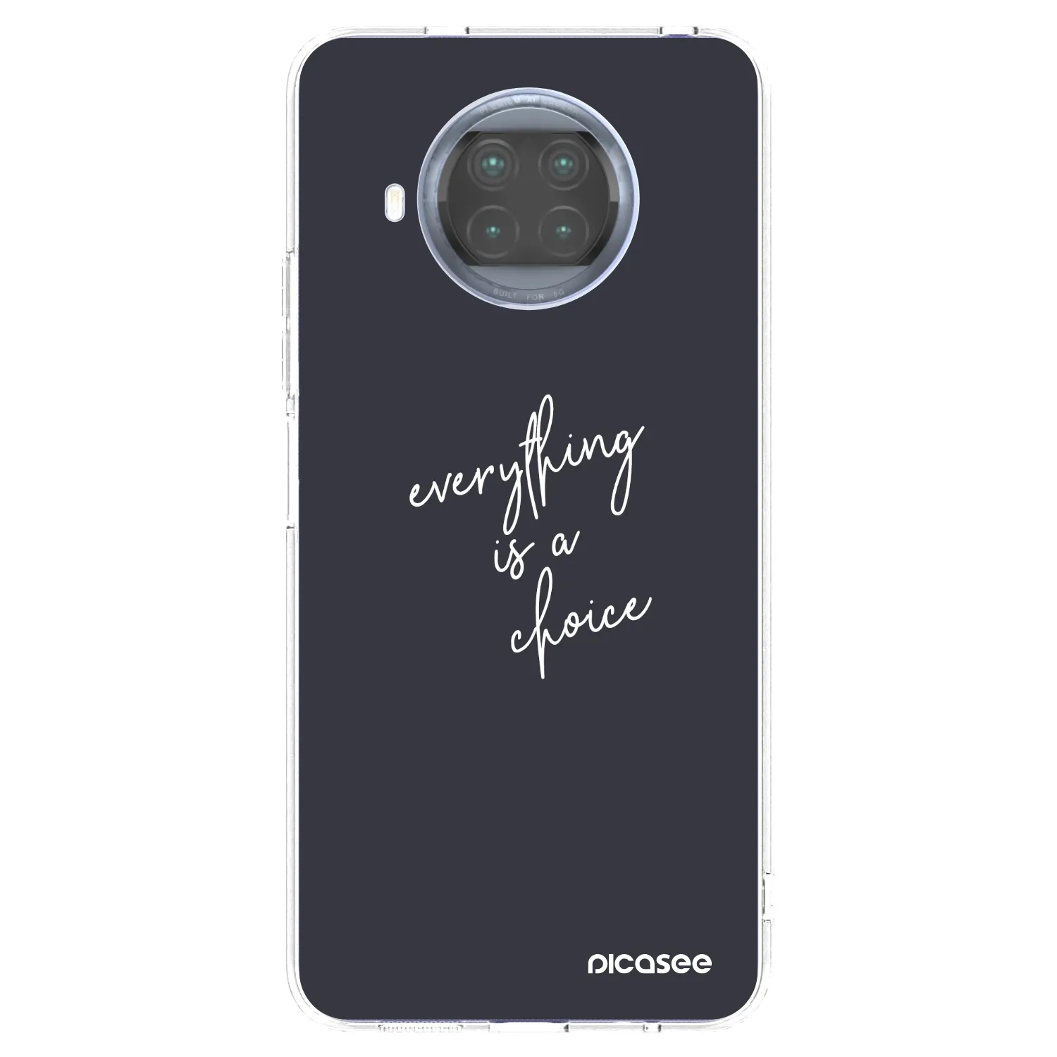 Picasee διαφανής θήκη σιλικόνης Xiaomi Mi 10T Lite - Everything is a choice
