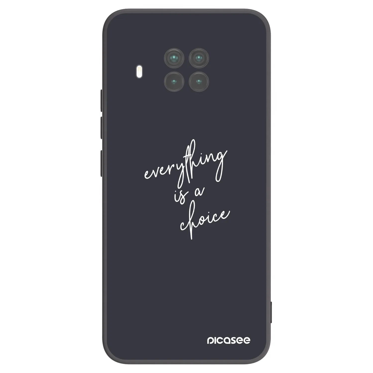 Picasee Μαύρη θήκη σιλικόνης για Xiaomi Mi 10T Lite - Everything is a choice