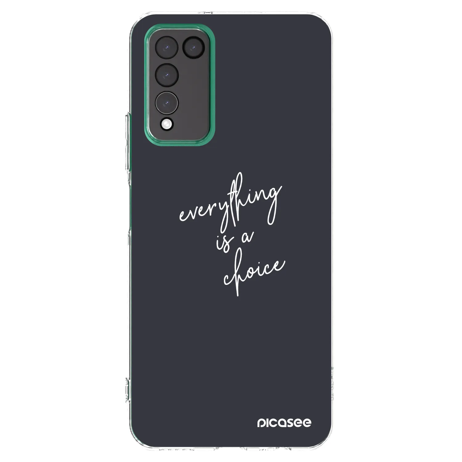 Picasee διαφανής θήκη σιλικόνης Honor 10X Lite - Everything is a choice