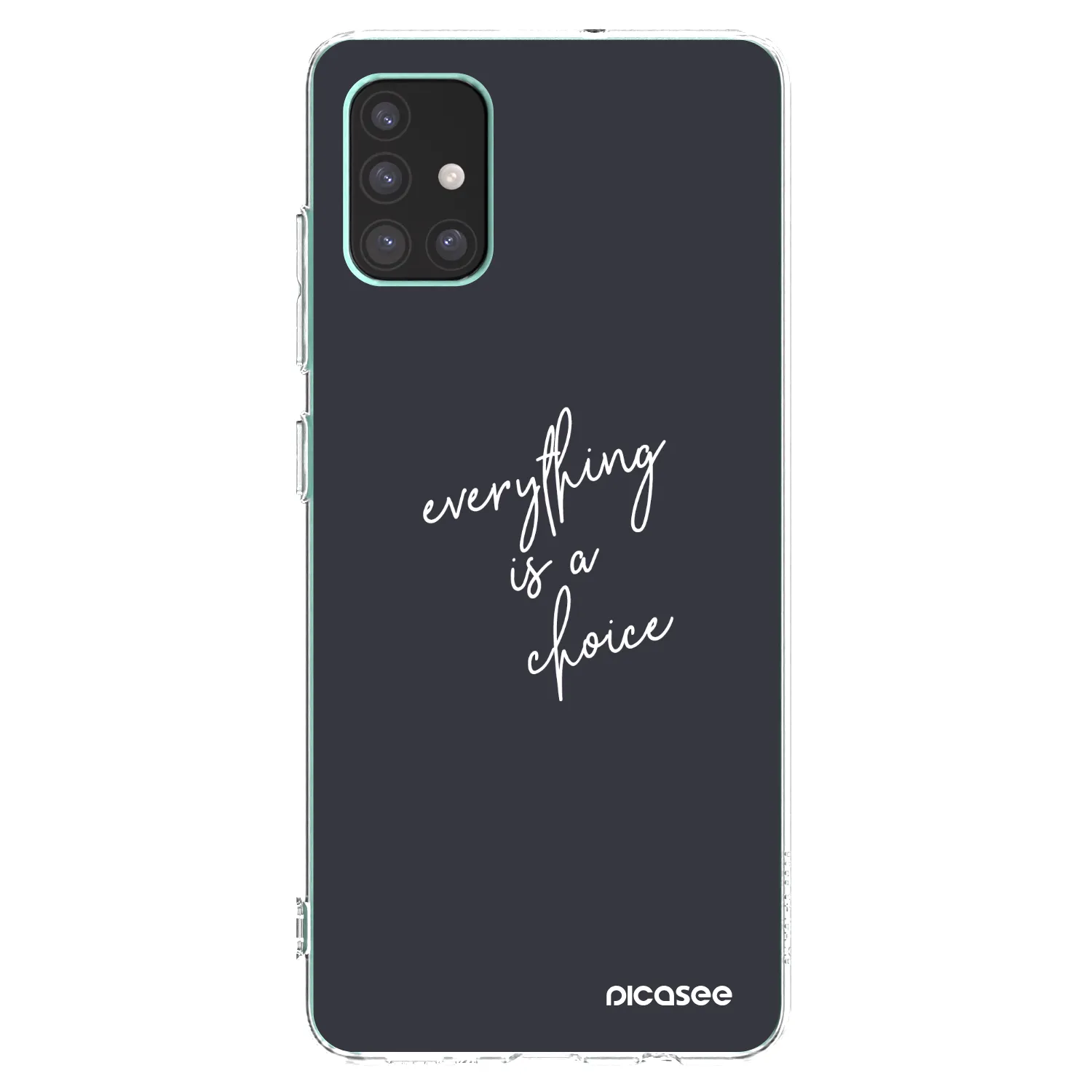 Picasee διαφανής θήκη σιλικόνης Samsung Galaxy M51 M515F - Everything is a choice