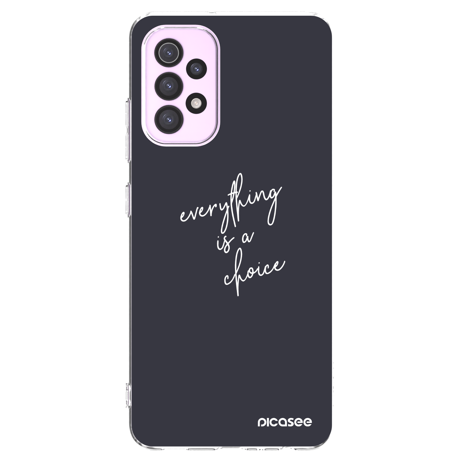 Picasee διαφανής θήκη σιλικόνης Samsung Galaxy A32 5G A326B - Everything is a choice