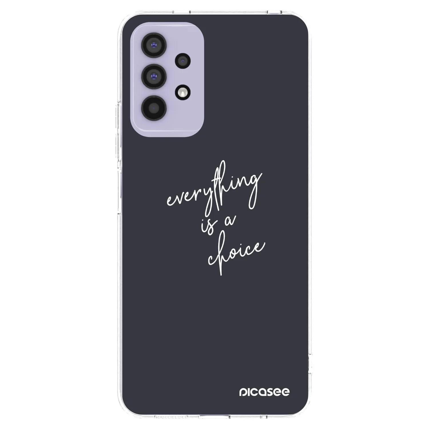 Picasee διαφανής θήκη σιλικόνης Samsung Galaxy A32 4G SM-A325F - Everything is a choice