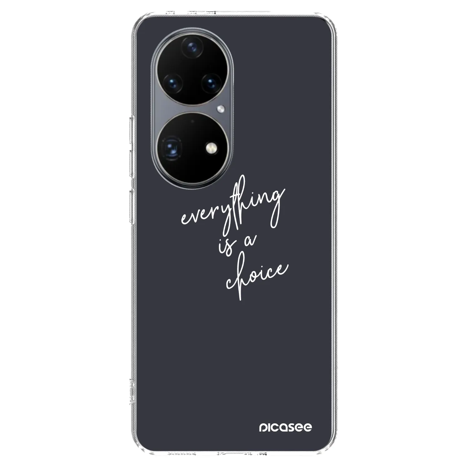 Picasee διαφανής θήκη σιλικόνης Huawei P50 - Everything is a choice