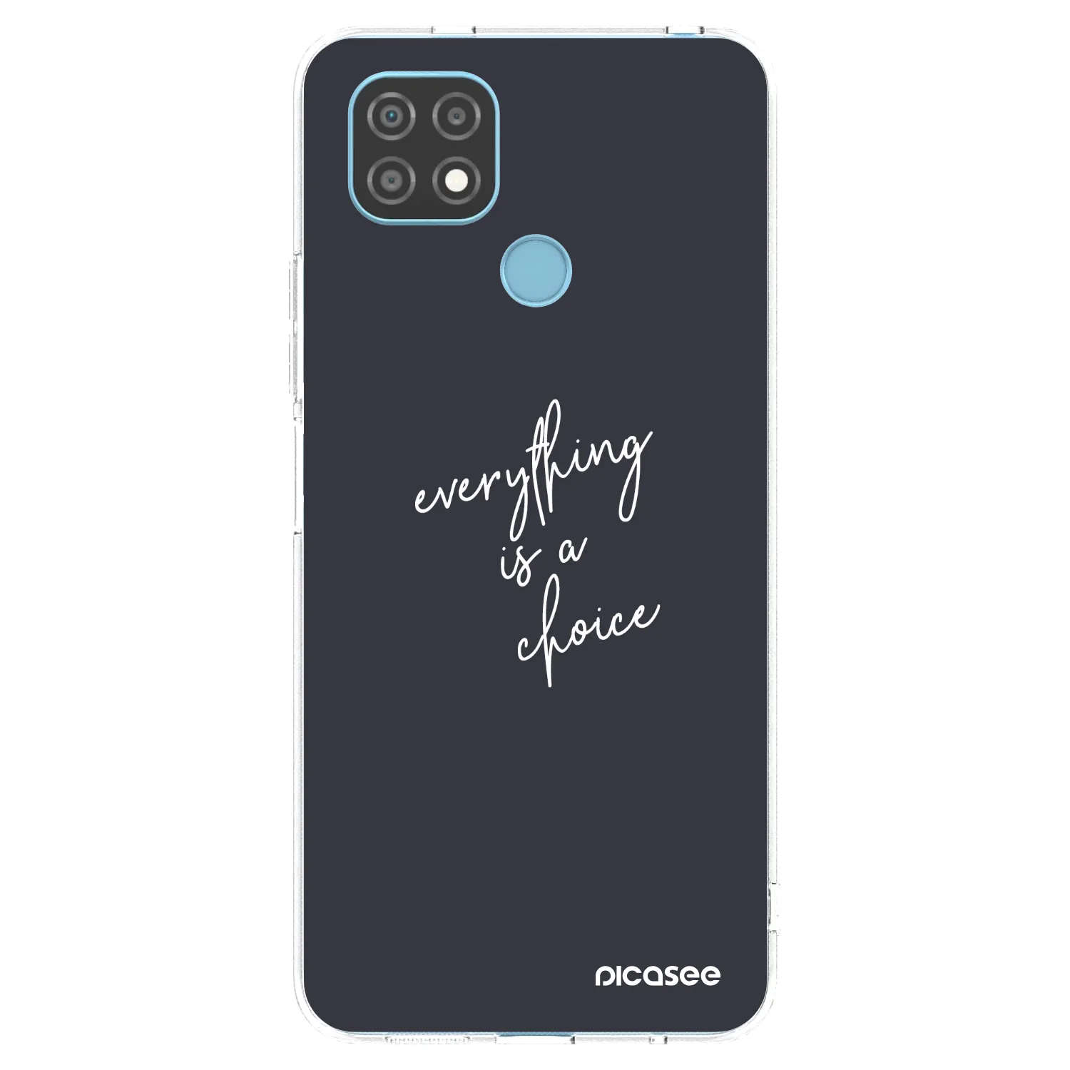 Picasee διαφανής θήκη σιλικόνης Realme C21 - Everything is a choice