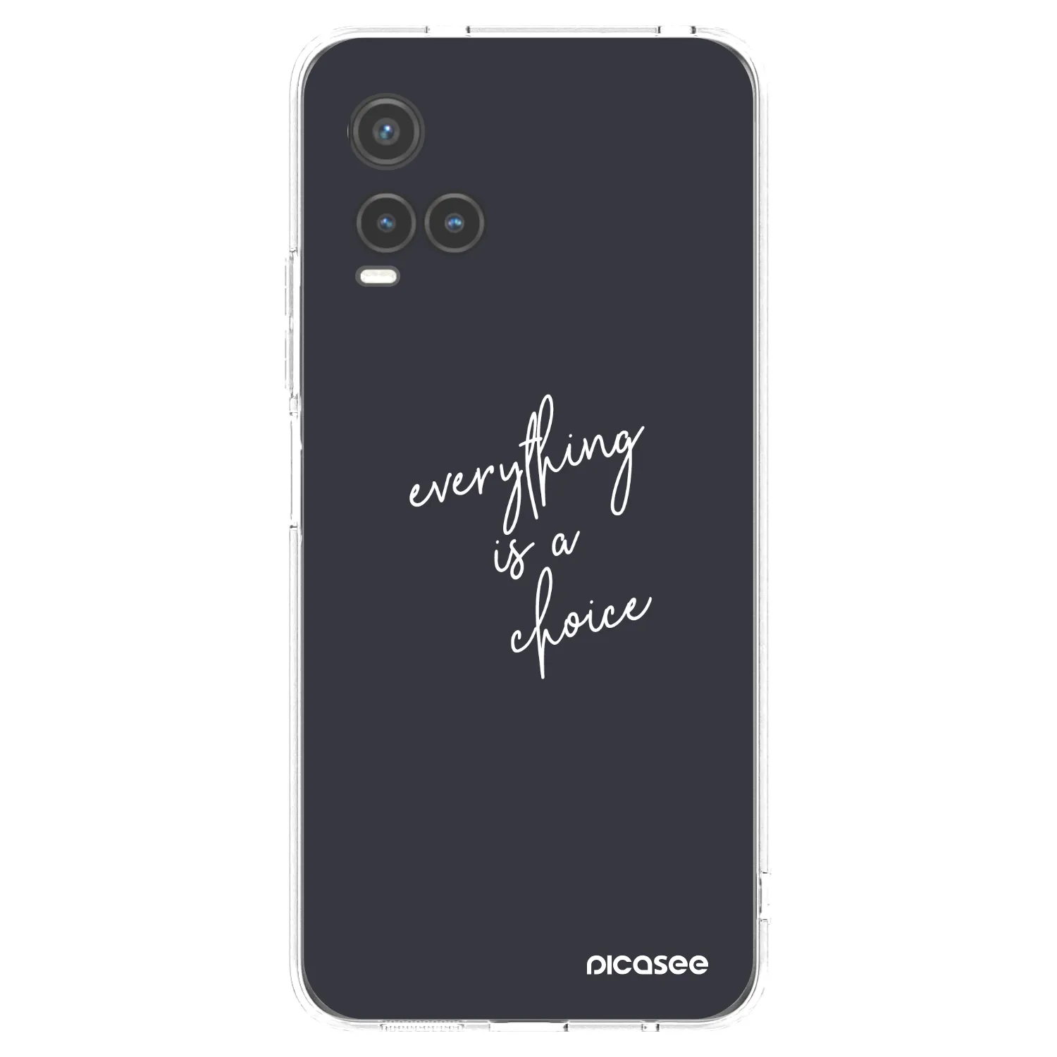 Picasee διαφανής θήκη σιλικόνης Vivo Y33s - Everything is a choice