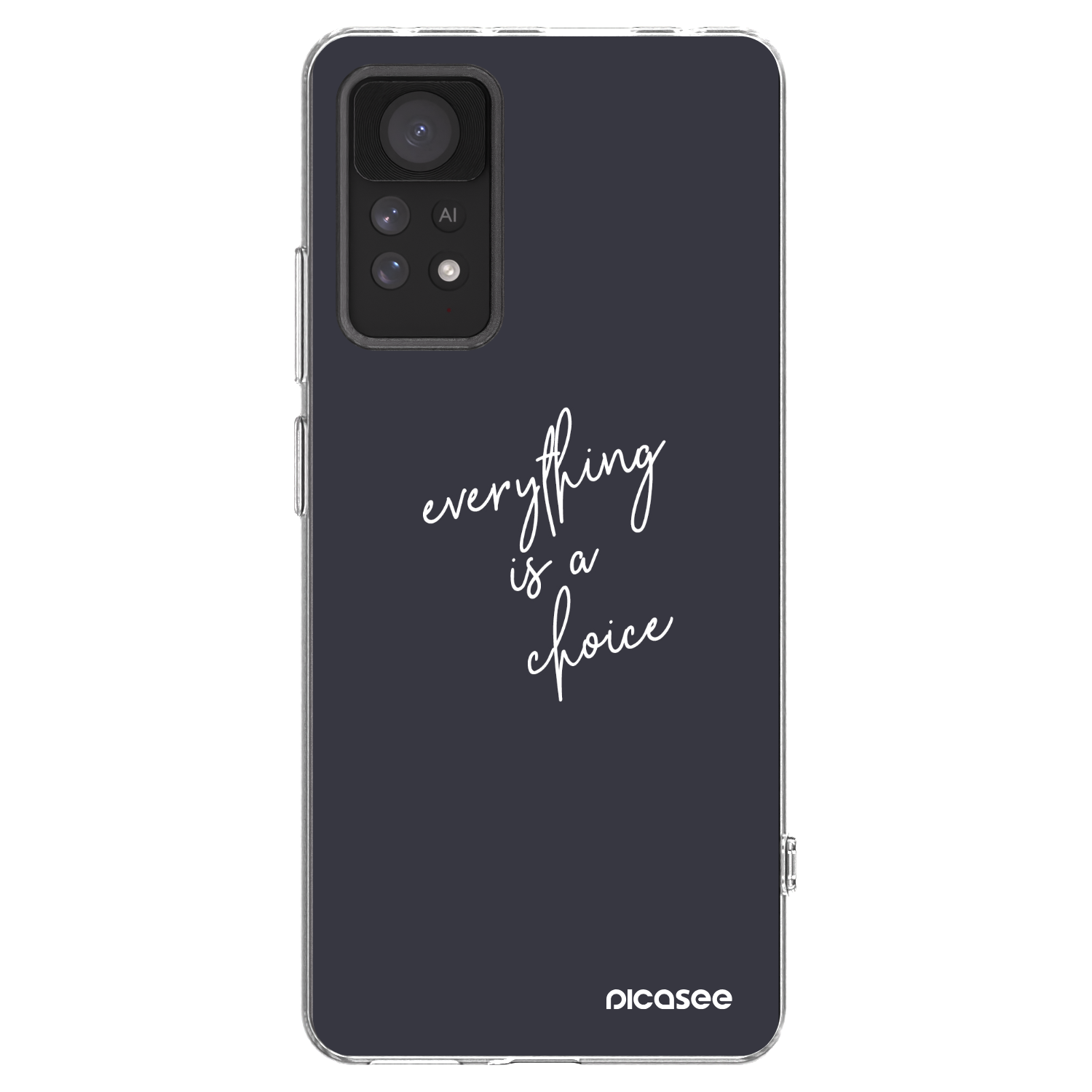 Picasee διαφανής θήκη σιλικόνης Xiaomi Redmi Note 11 Pro - Everything is a choice