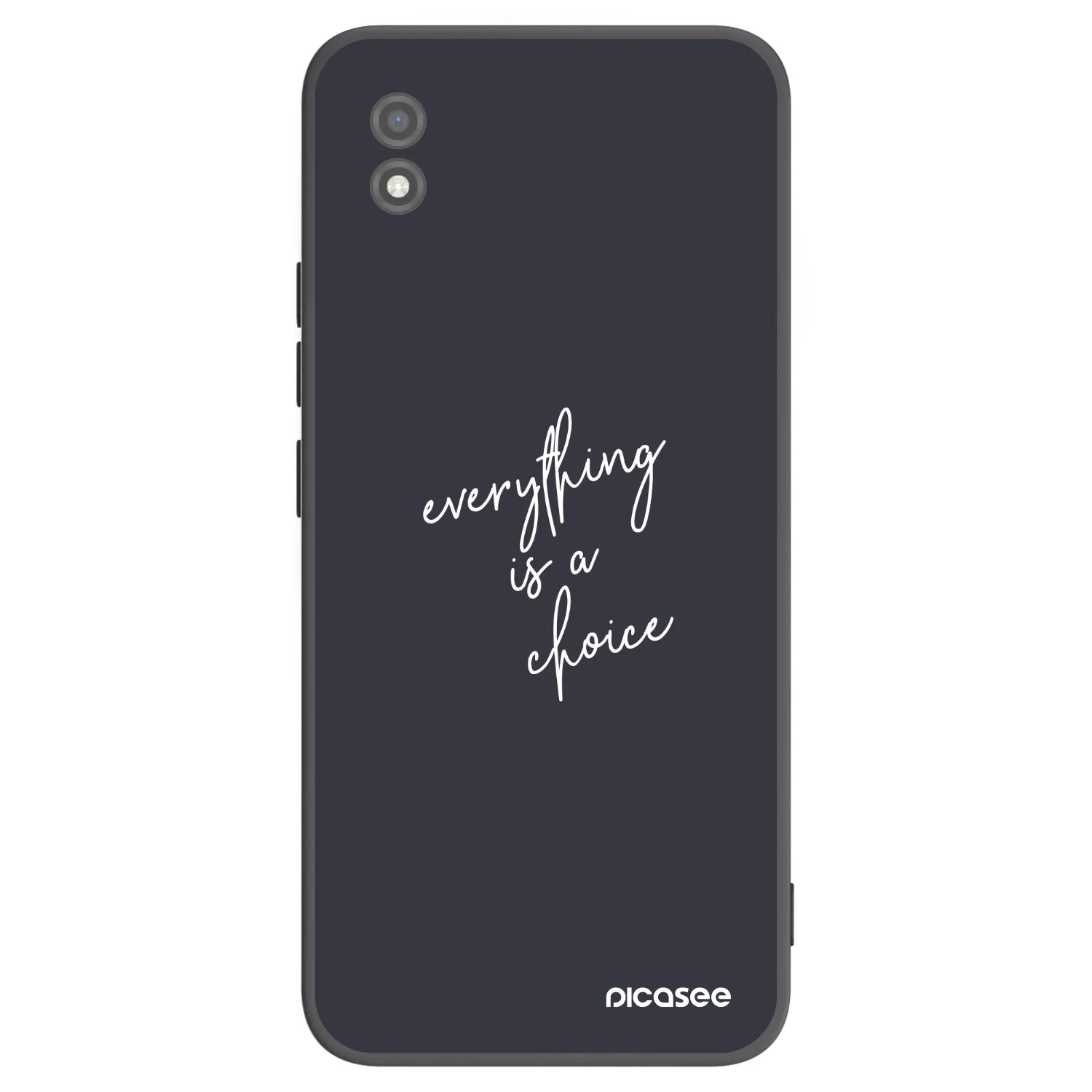 Picasee Μαύρη θήκη σιλικόνης για Realme C11 (2021) - Everything is a choice