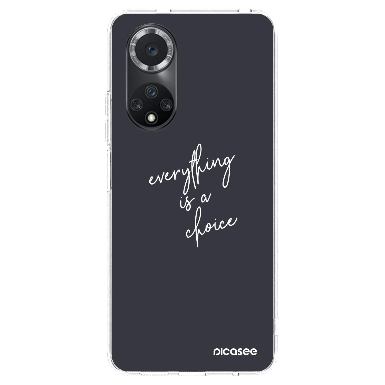 Picasee διαφανής θήκη σιλικόνης Huawei Nova 9 SE - Everything is a choice