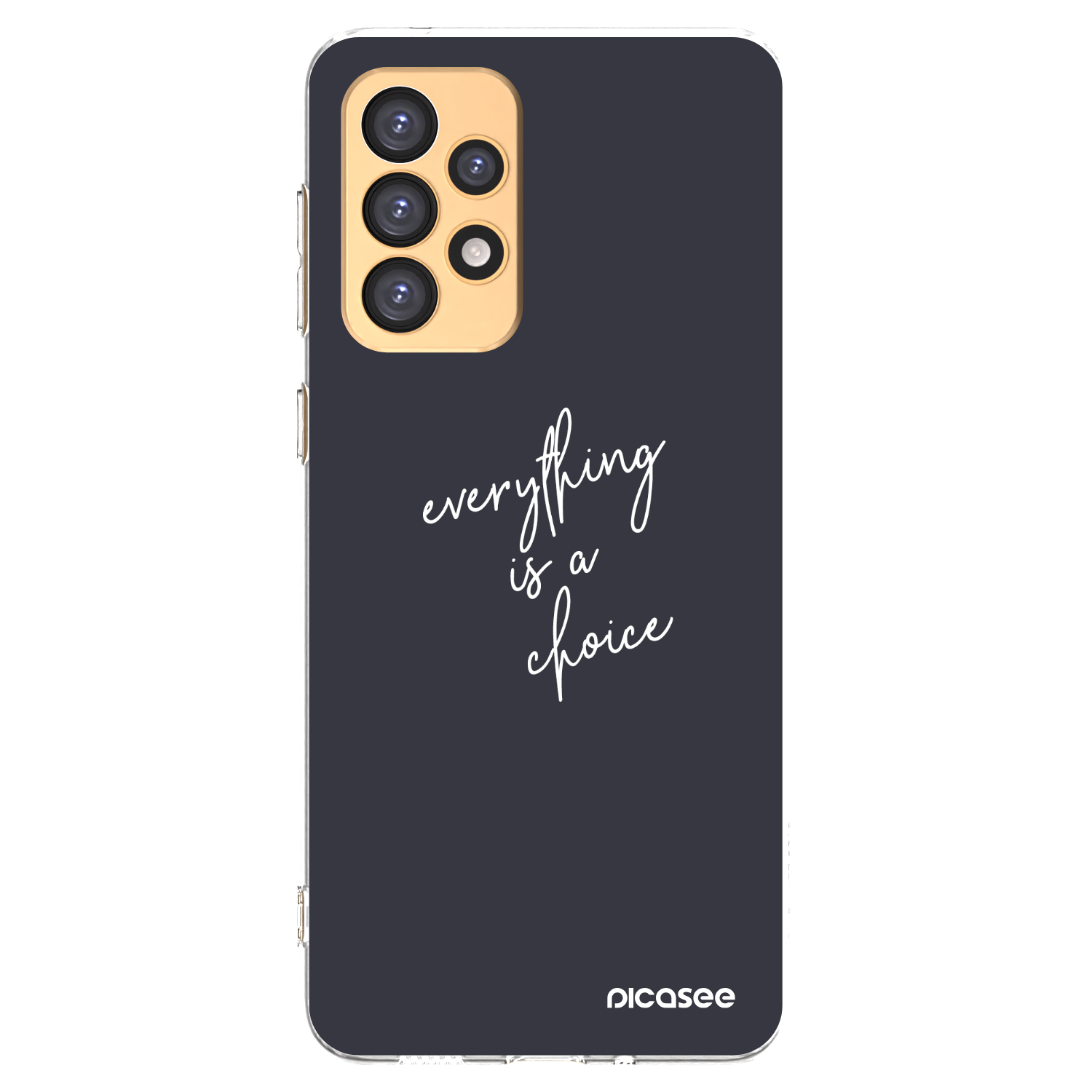 Picasee διαφανής θήκη σιλικόνης Samsung Galaxy A33 5G A336 - Everything is a choice