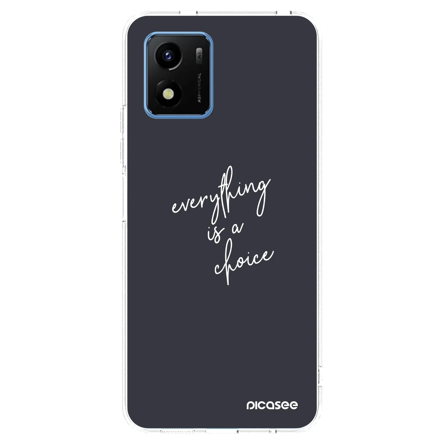 Picasee διαφανής θήκη σιλικόνης Vivo Y01 - Everything is a choice