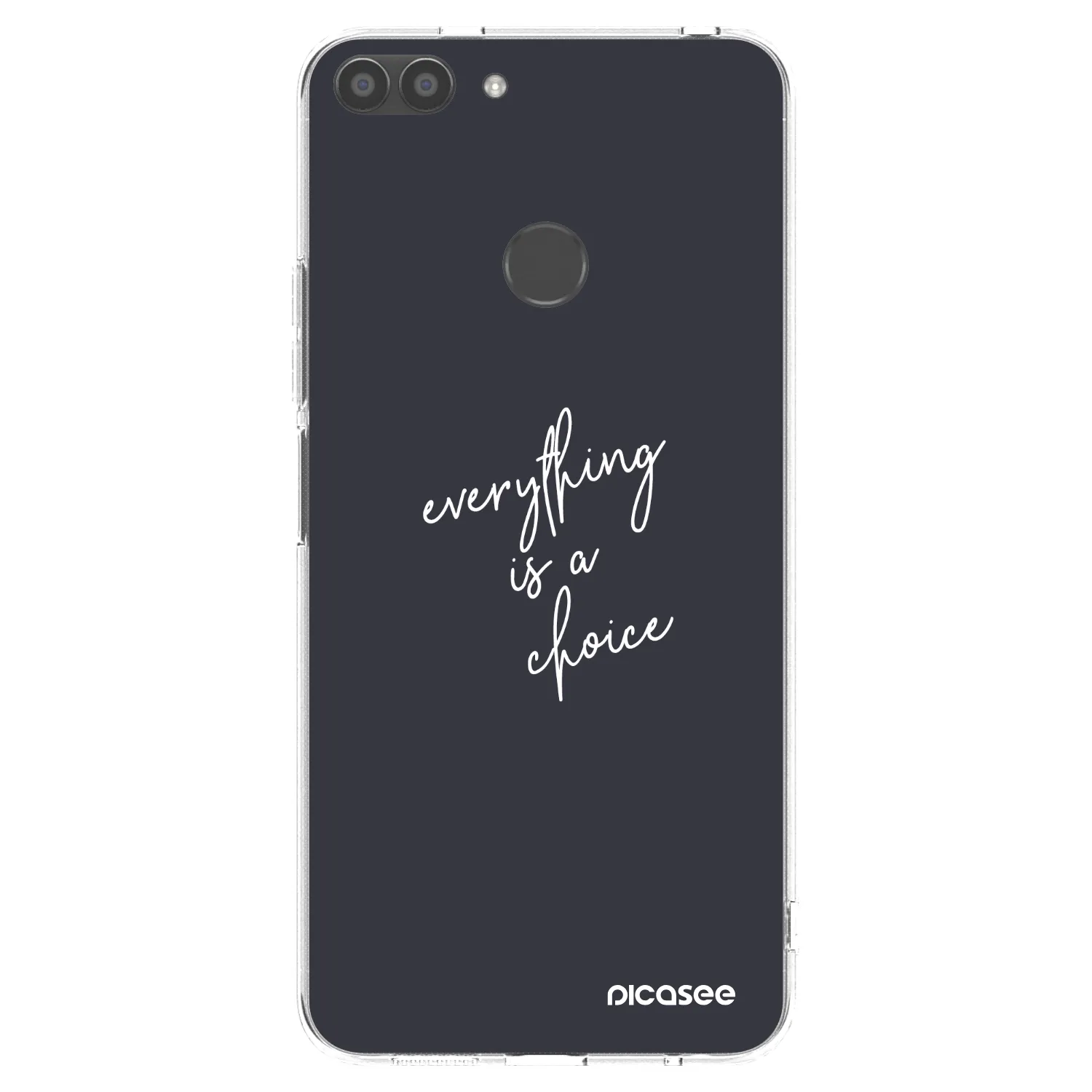 Picasee διαφανής θήκη σιλικόνης Huawei P Smart - Everything is a choice
