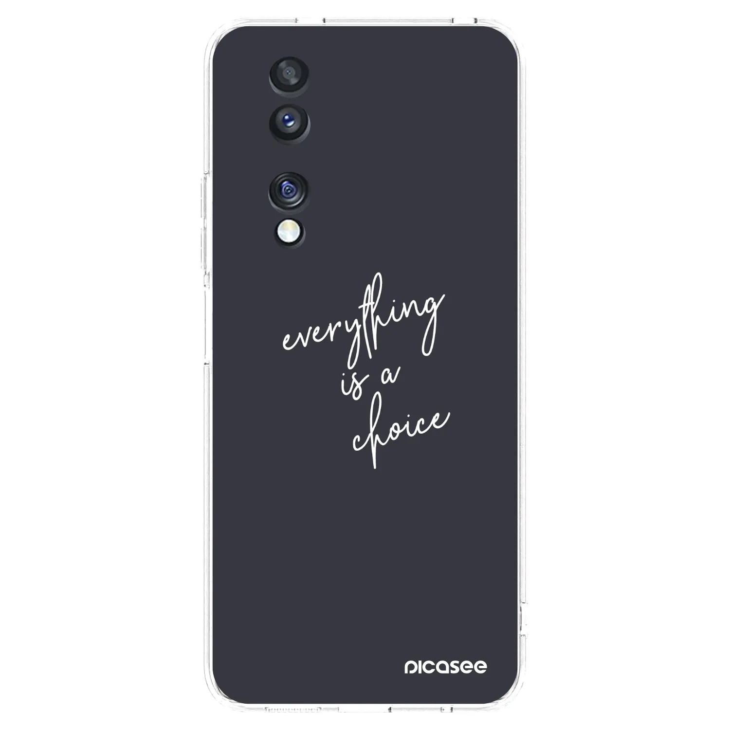 Picasee διαφανής θήκη σιλικόνης Honor 70 - Everything is a choice