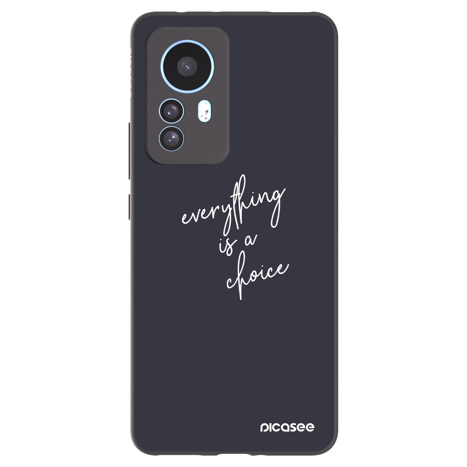 Picasee Μαύρη θήκη σιλικόνης για Xiaomi 12T Pro - Everything is a choice