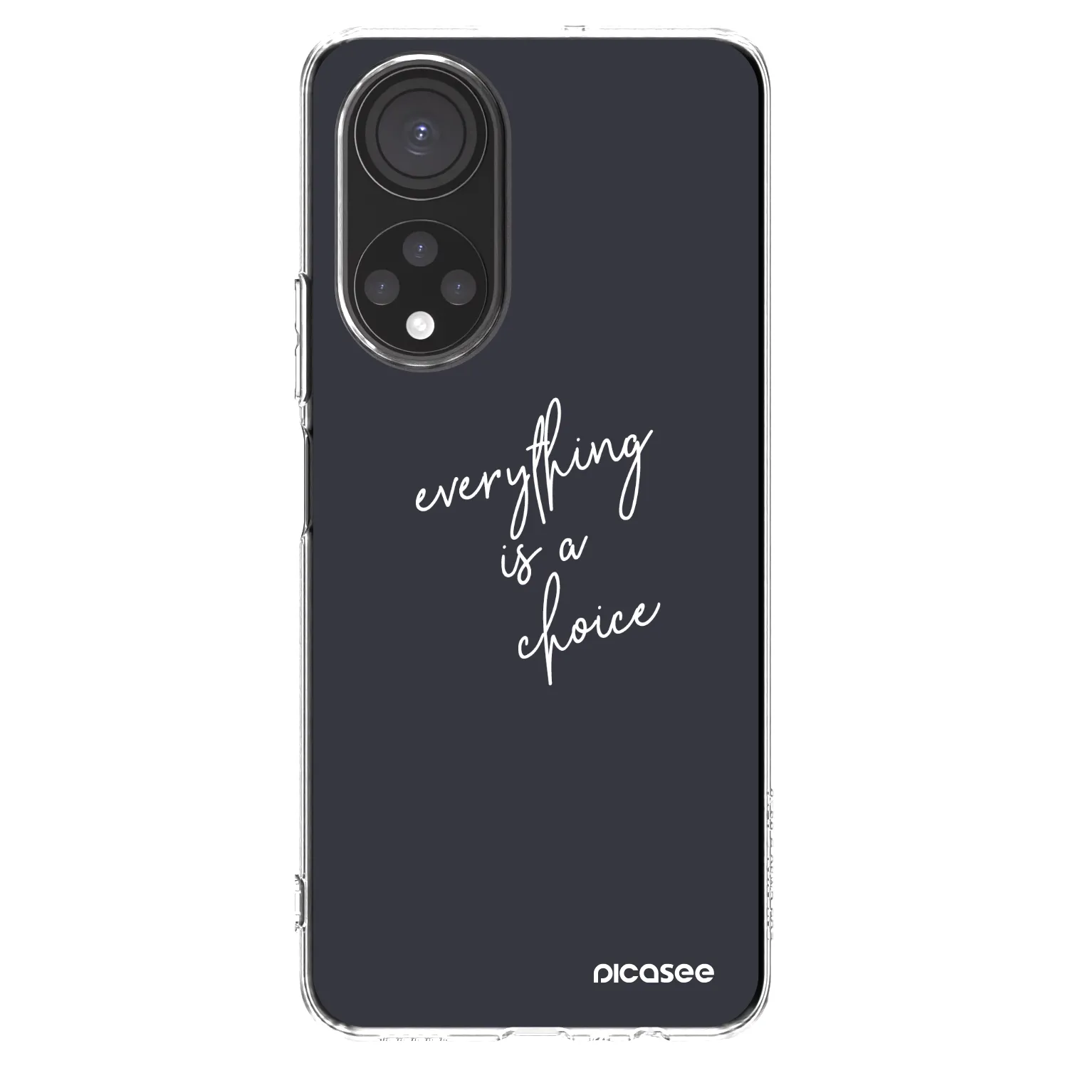 Picasee διαφανής θήκη σιλικόνης Honor X7 - Everything is a choice