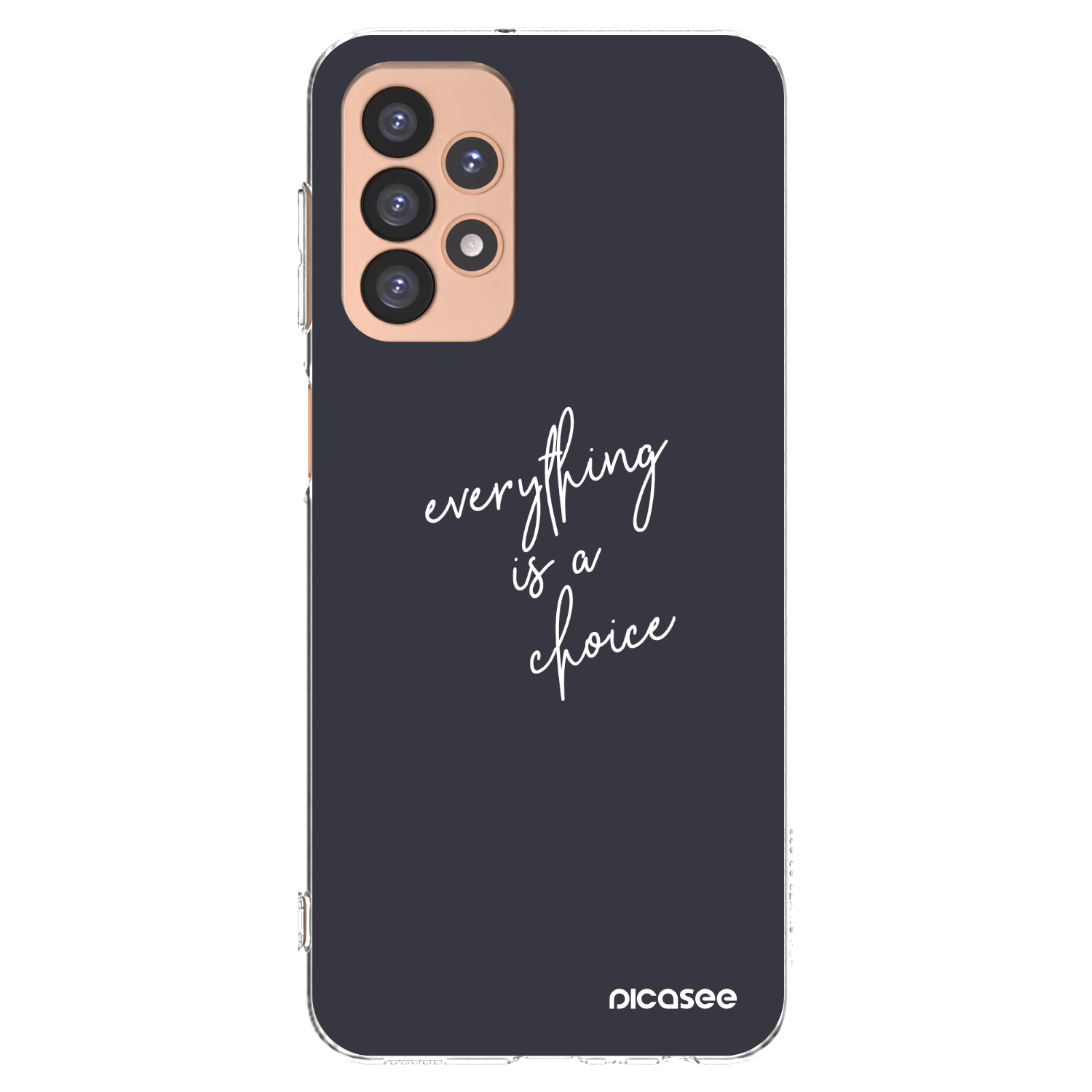 Picasee διαφανής θήκη σιλικόνης Samsung Galaxy A23 A236B 5G - Everything is a choice