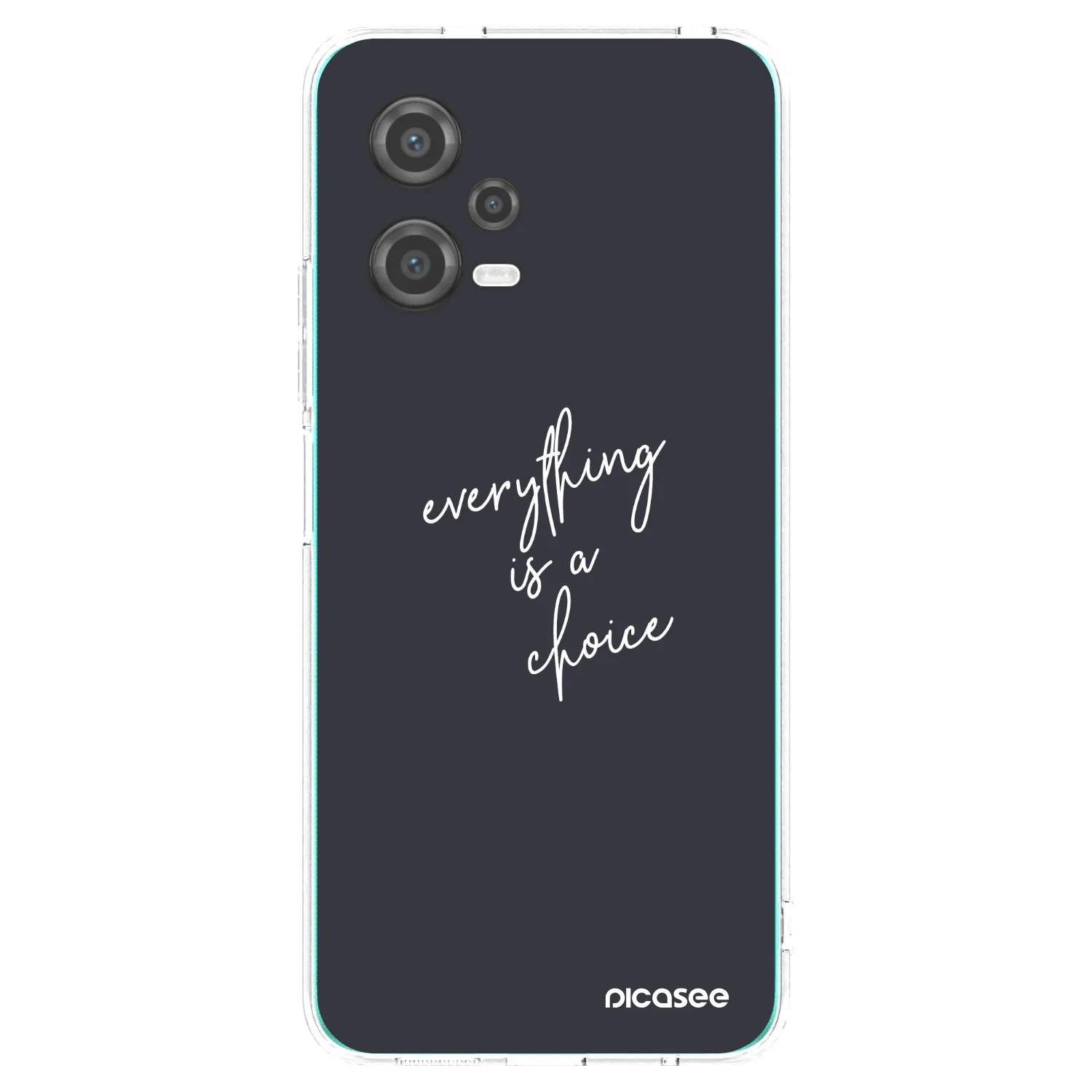 Picasee διαφανής θήκη σιλικόνης Xiaomi Poco X5 - Everything is a choice