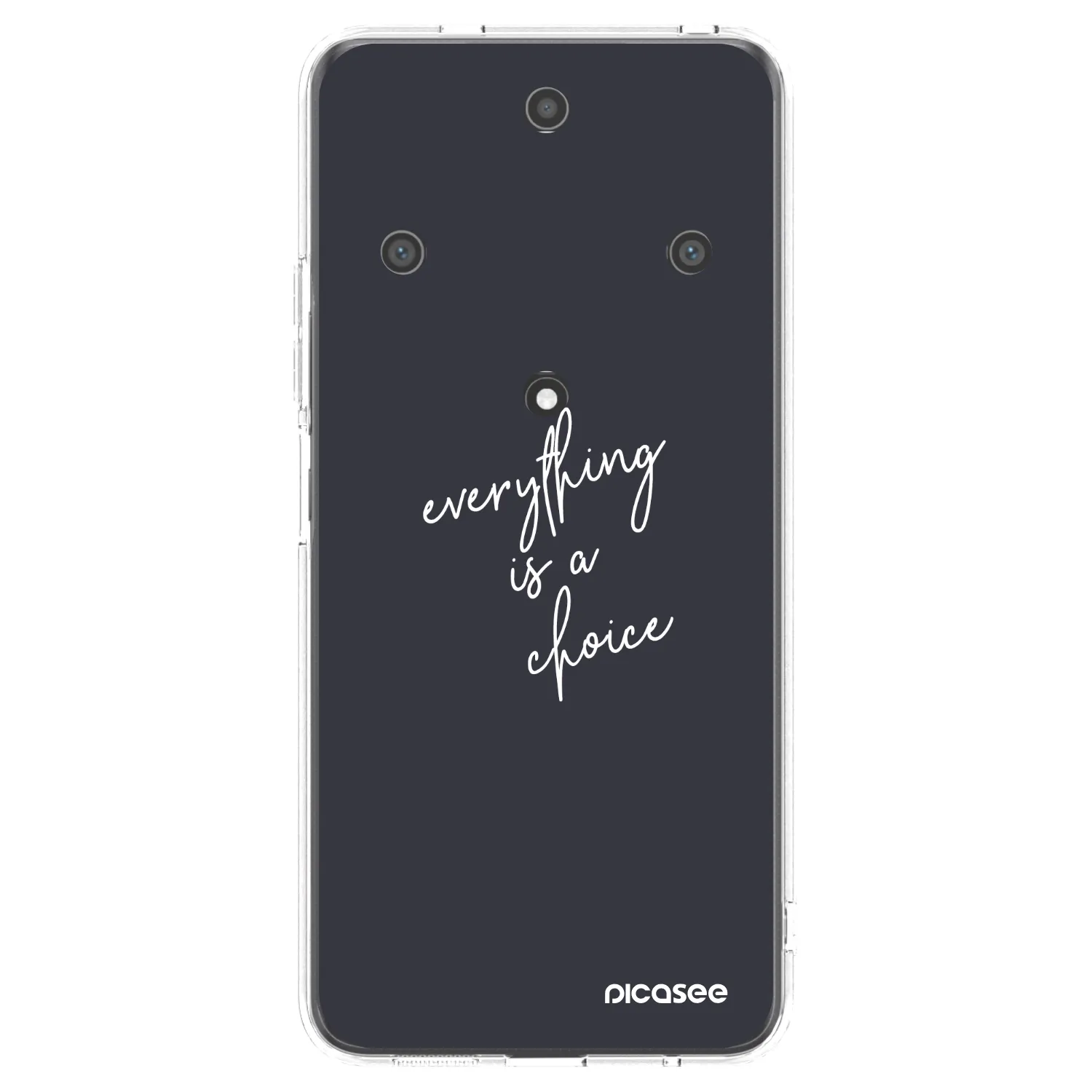 Picasee διαφανής θήκη σιλικόνης Honor Magic5 Lite 5G - Everything is a choice