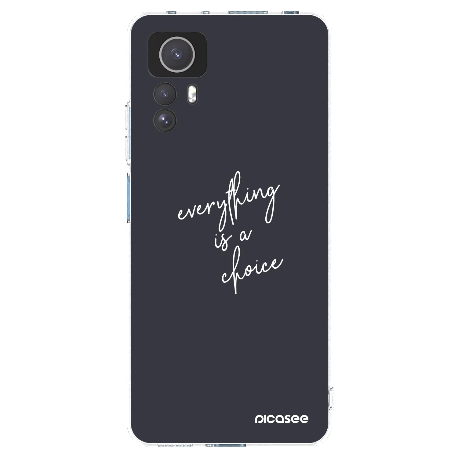 Picasee διαφανής θήκη σιλικόνης Xiaomi Redmi Note 12S - Everything is a choice