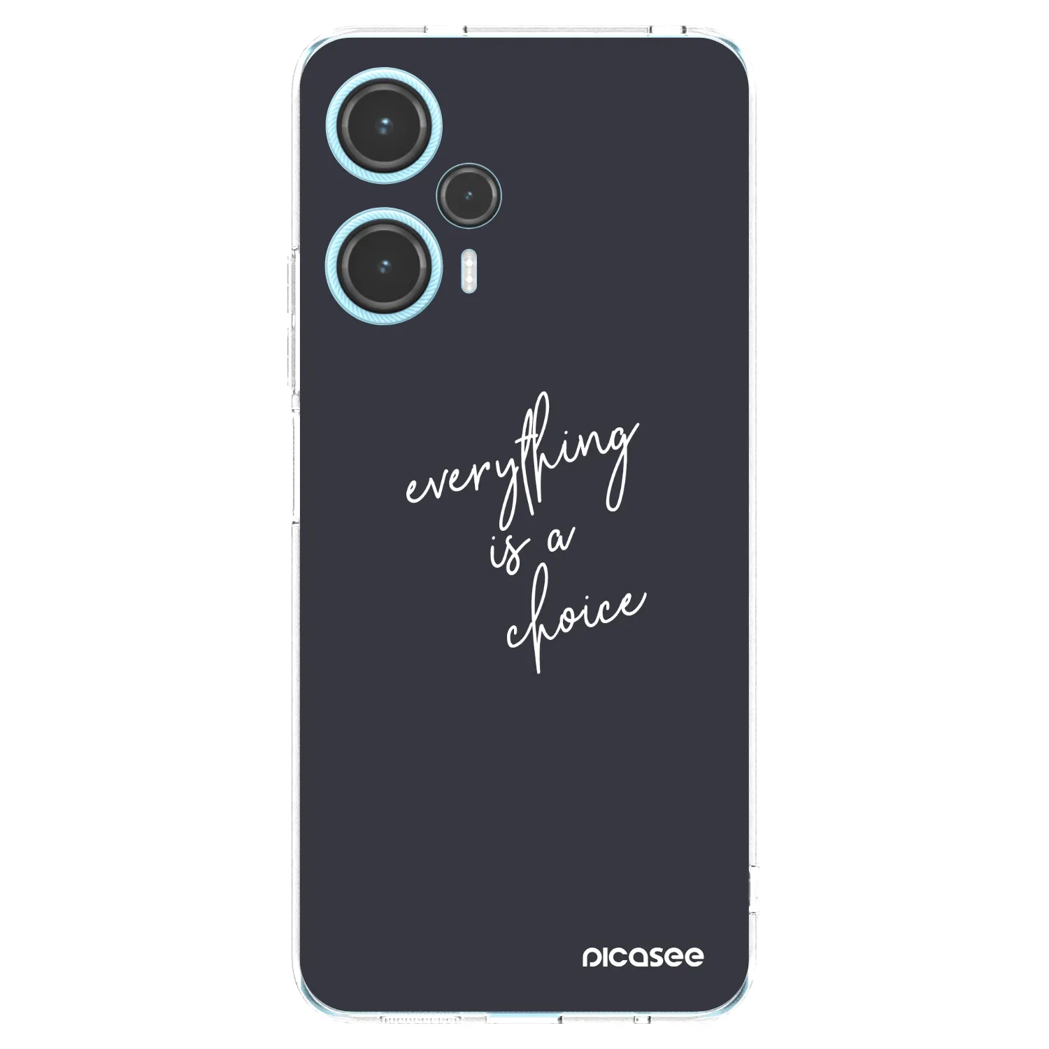 Picasee διαφανής θήκη σιλικόνης Xiaomi Poco F5 - Everything is a choice