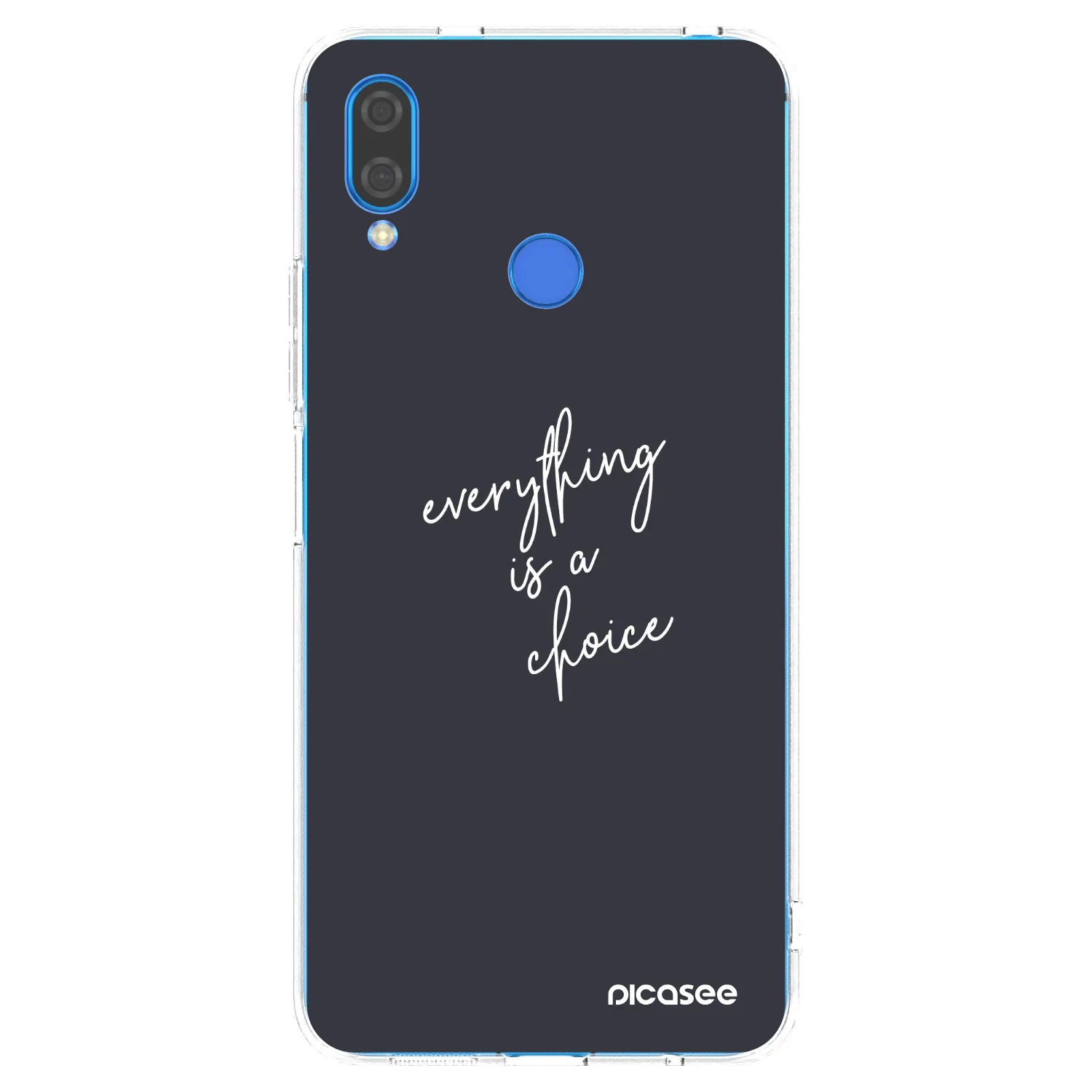 Picasee διαφανής θήκη σιλικόνης Huawei Nova 3i - Everything is a choice