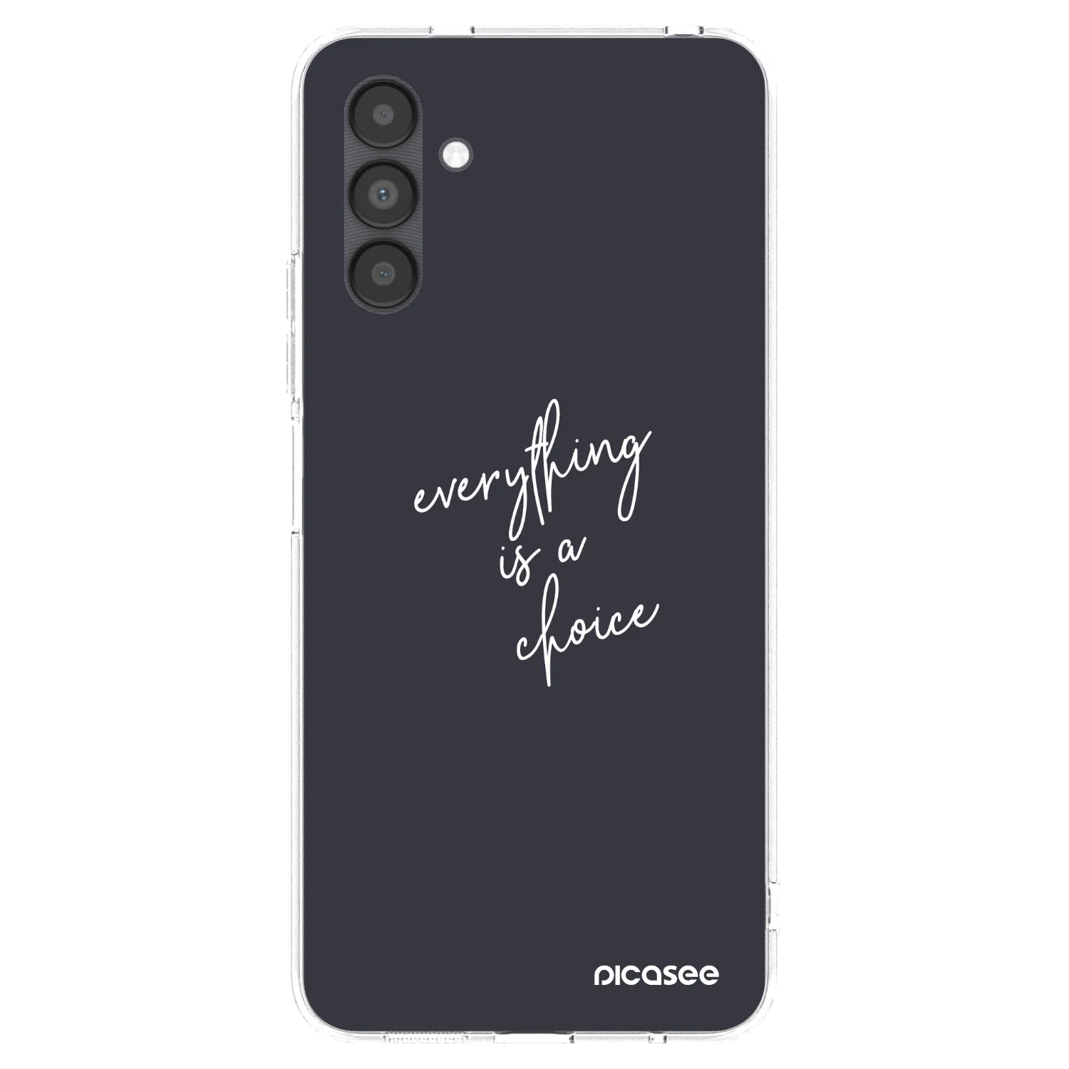 Picasee διαφανής θήκη σιλικόνης Samsung Galaxy A04s A047F - Everything is a choice