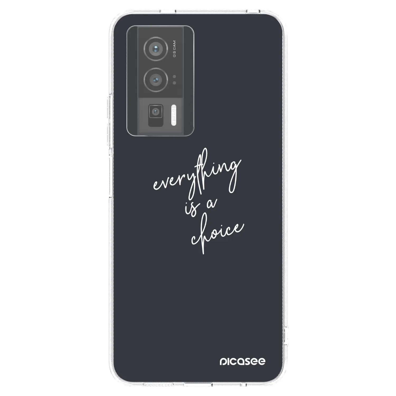 Picasee διαφανής θήκη σιλικόνης Xiaomi Poco F5 Pro 5G - Everything is a choice