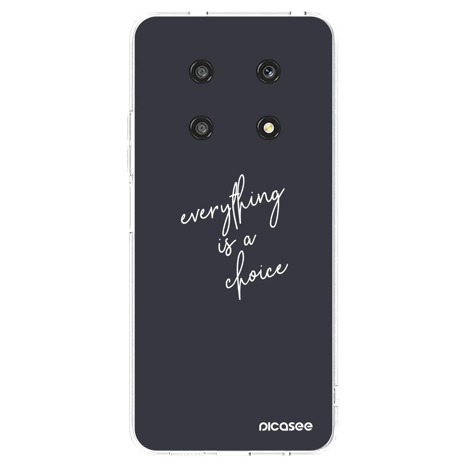 Picasee διαφανής θήκη σιλικόνης Honor Magic4 Lite 5G - Everything is a choice