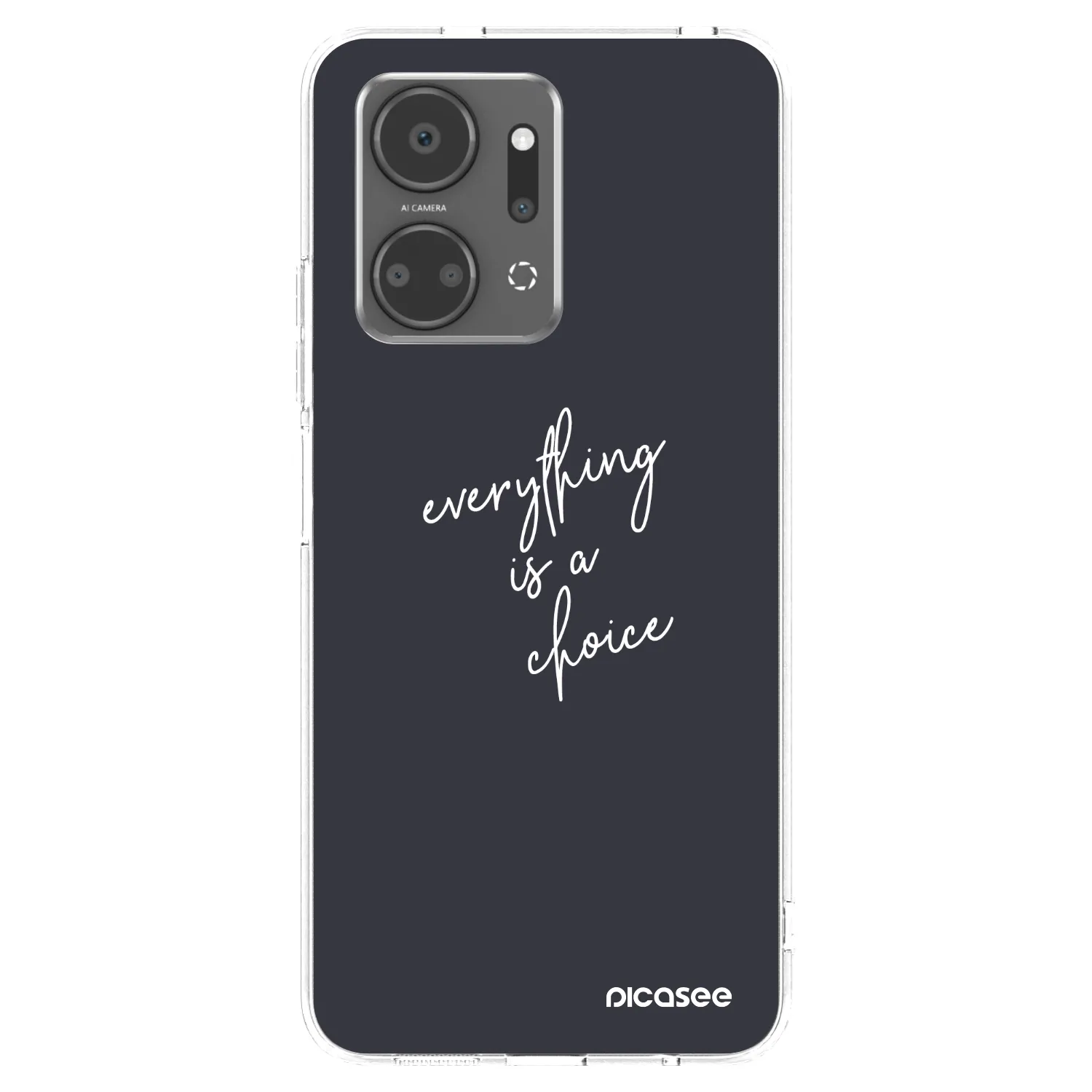 Picasee διαφανής θήκη σιλικόνης Honor X7a - Everything is a choice