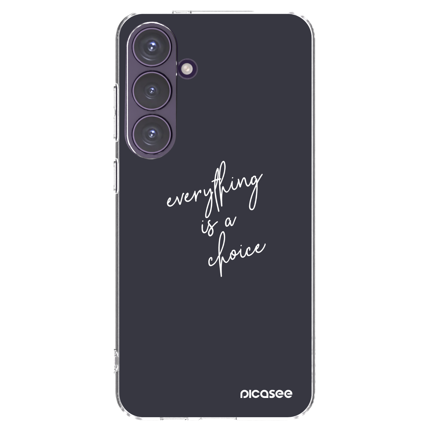 Picasee διαφανής θήκη σιλικόνης Samsung Galaxy S24+ S926B 5G - Everything is a choice