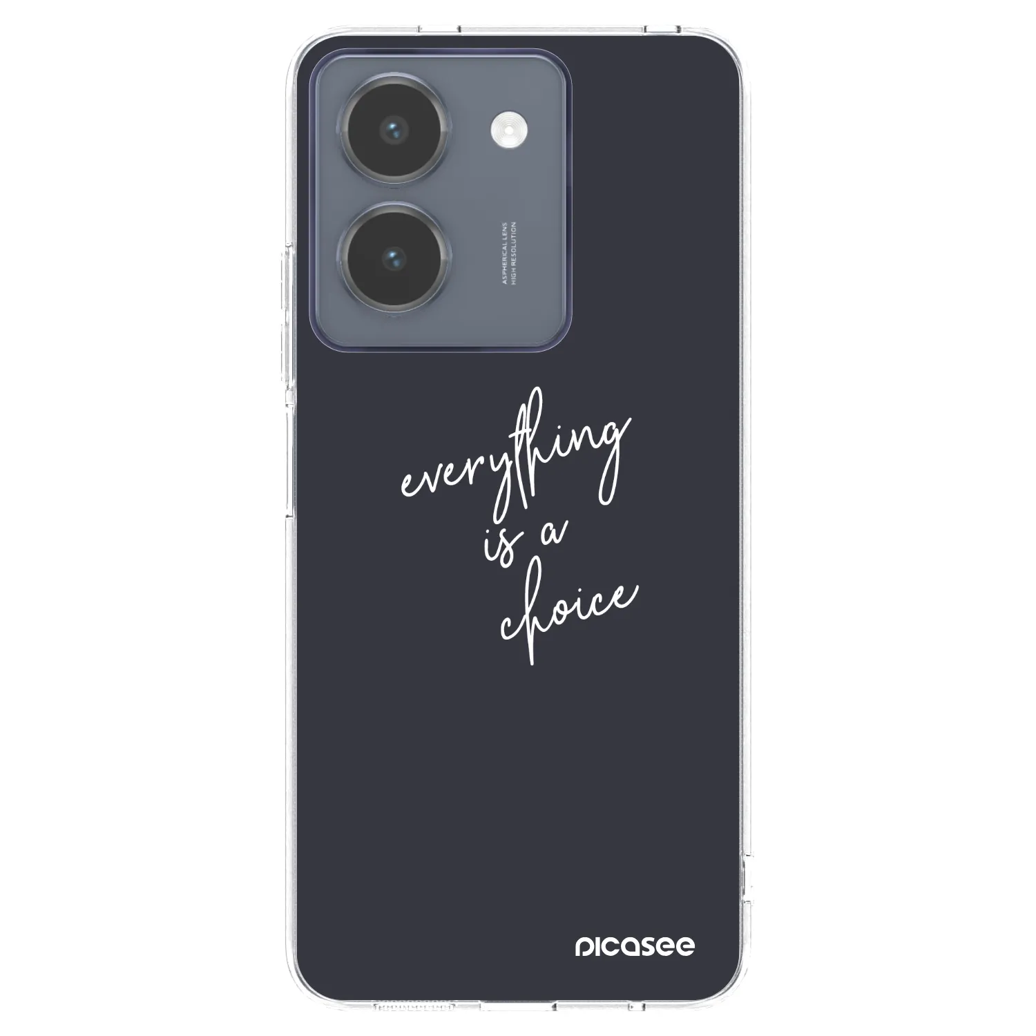 Picasee διαφανής θήκη σιλικόνης Vivo Y36 4G - Everything is a choice