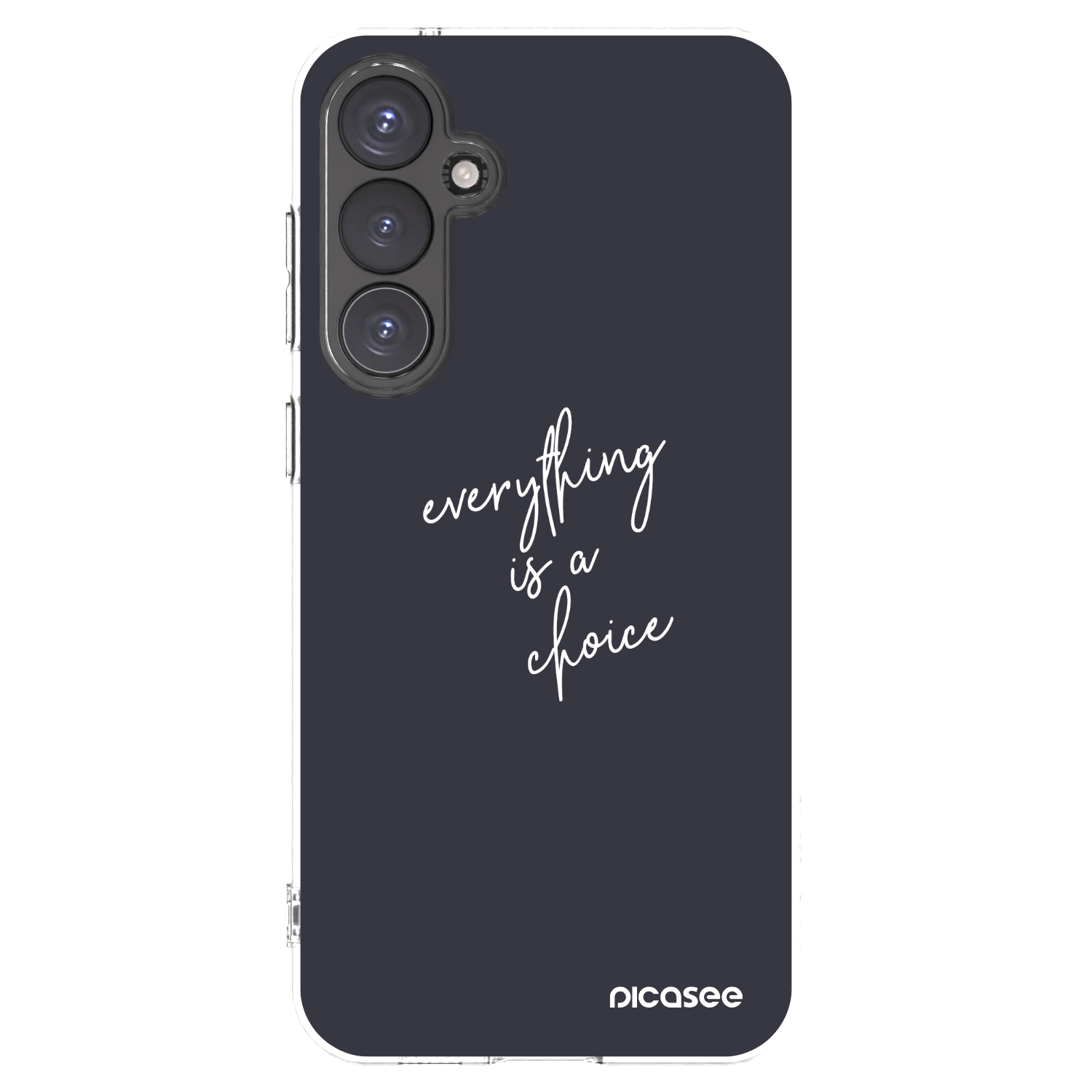 Picasee διαφανής θήκη σιλικόνης Samsung Galaxy S23 FE S711B - Everything is a choice