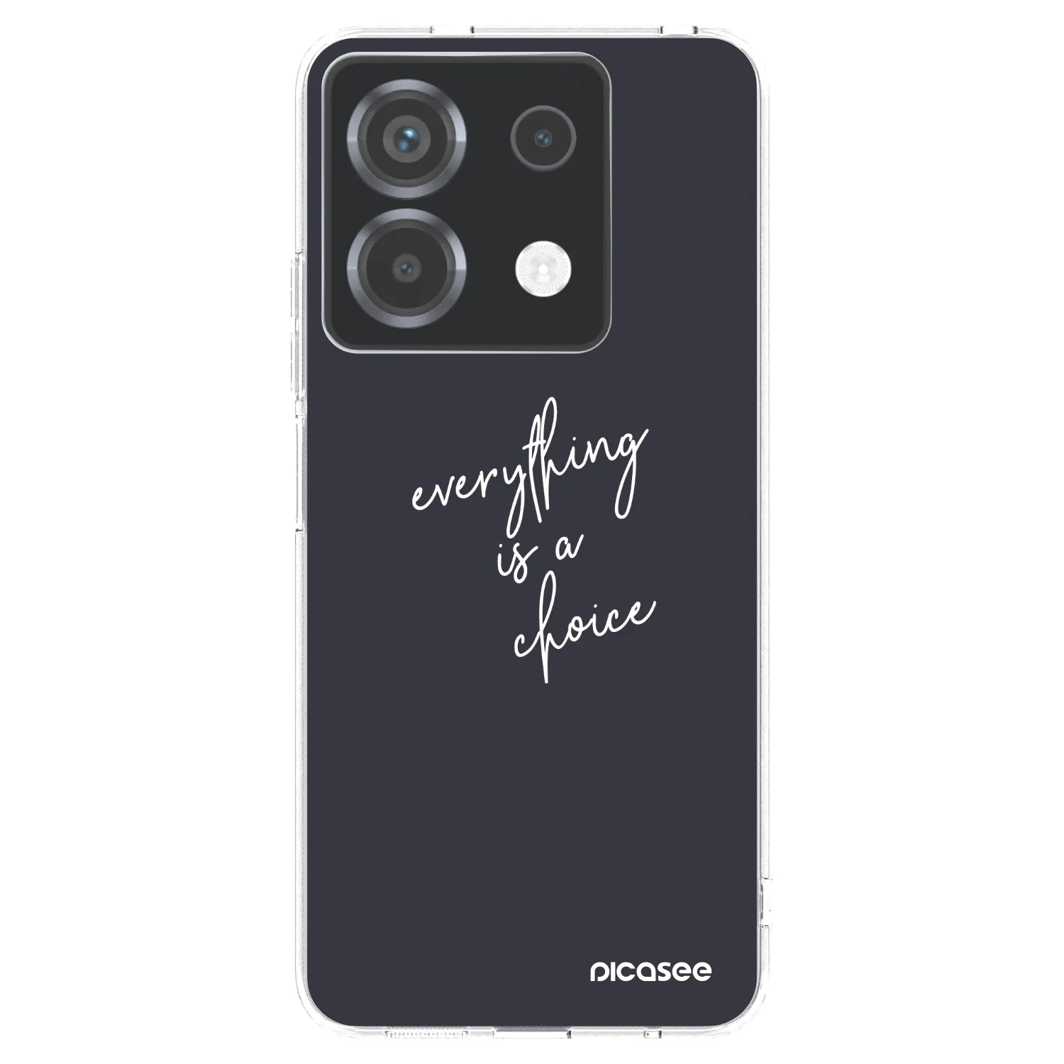 Picasee διαφανής θήκη σιλικόνης Xiaomi Poco X6 - Everything is a choice