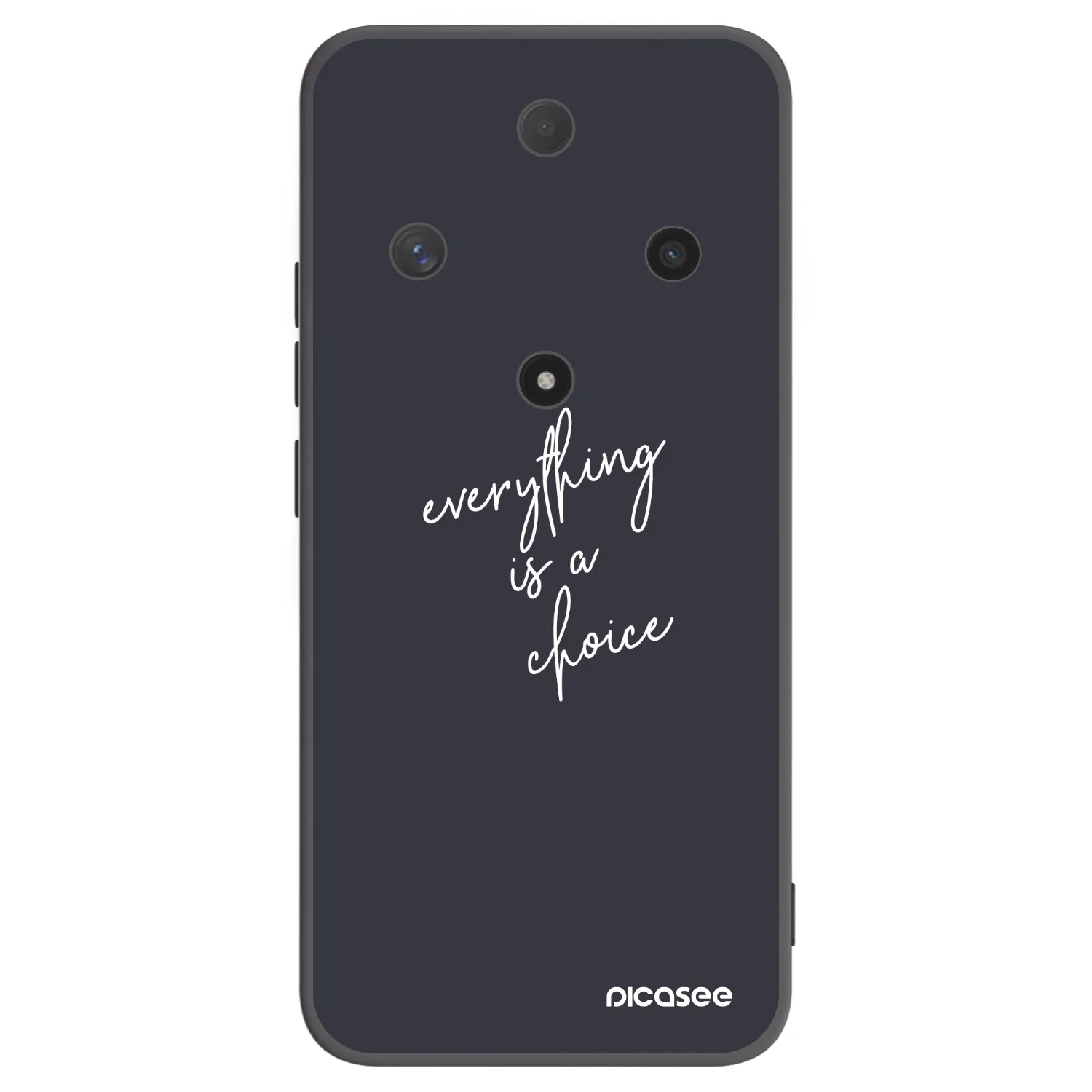 Picasee Μαύρη θήκη σιλικόνης για Honor Magic6 Lite 5G - Everything is a choice
