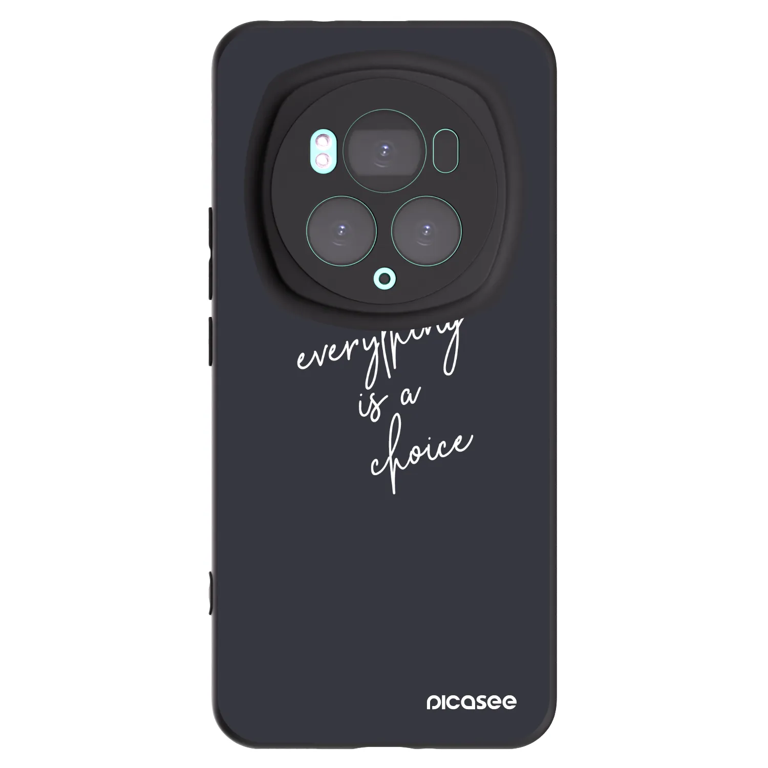Picasee Μαύρη θήκη σιλικόνης για Honor Magic6 Pro - Everything is a choice