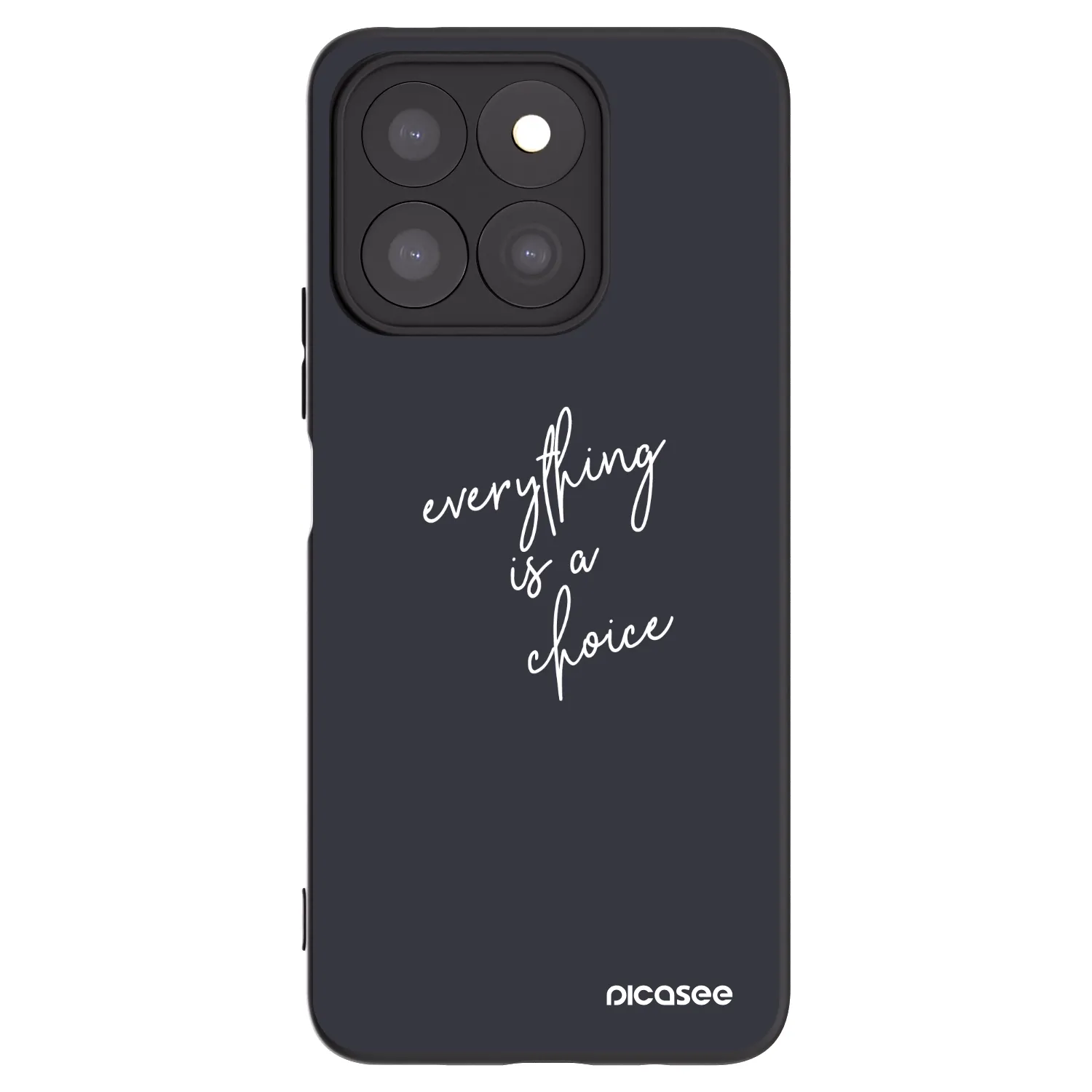 Picasee Μαύρη θήκη σιλικόνης για Honor X8b - Everything is a choice