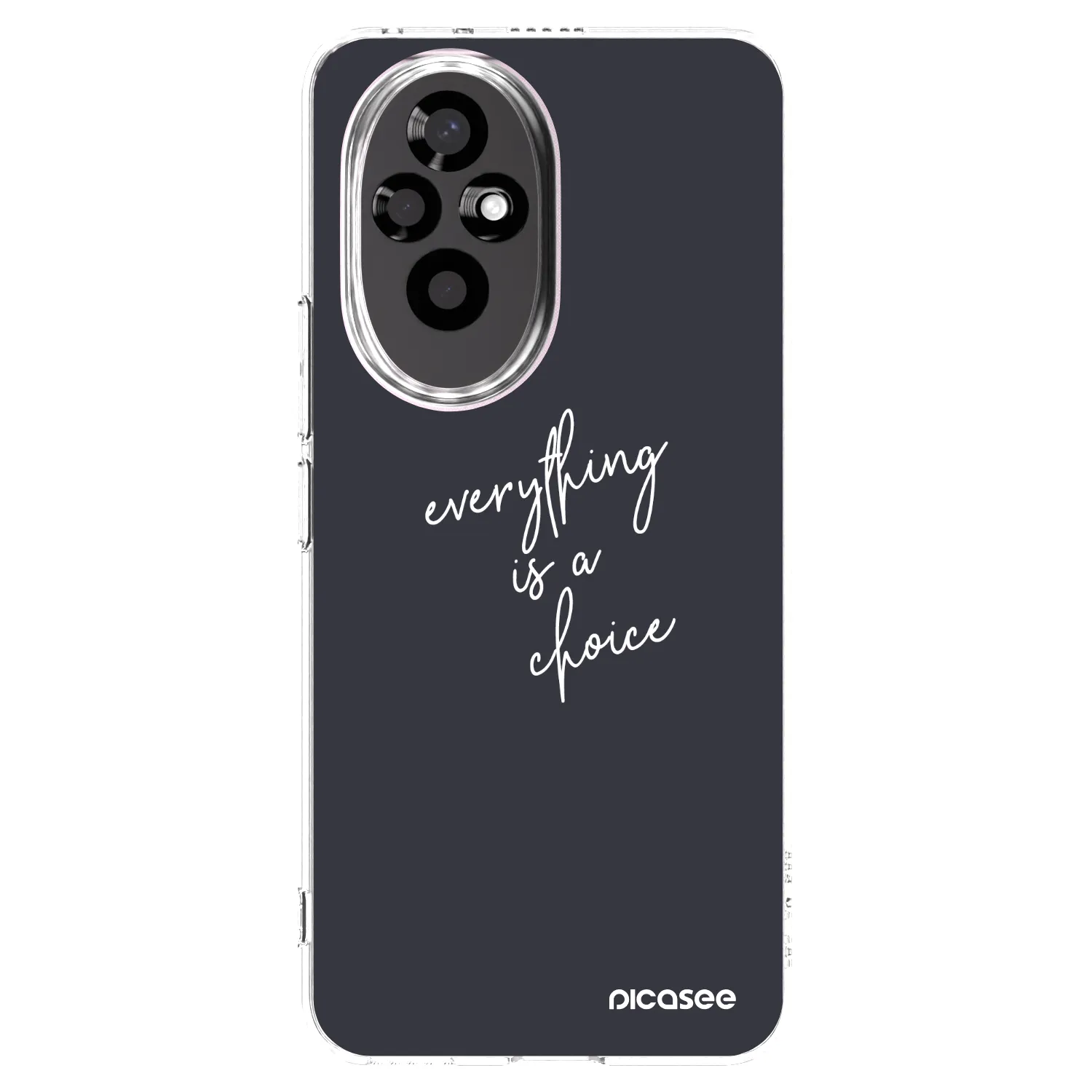 Picasee διαφανής θήκη σιλικόνης Honor 200 Pro 5G - Everything is a choice