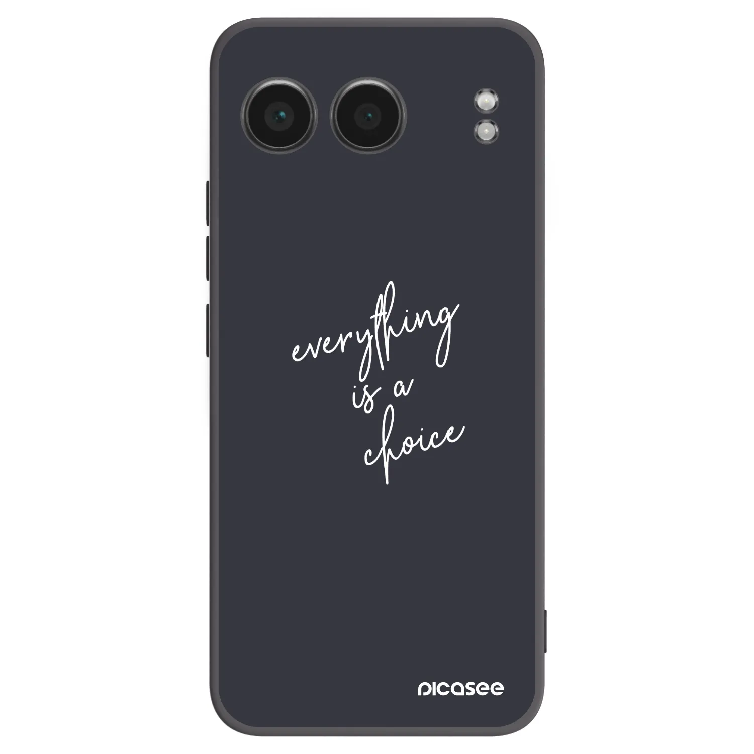 Picasee Μαύρη θήκη σιλικόνης για OnePlus Nord 4 - Everything is a choice