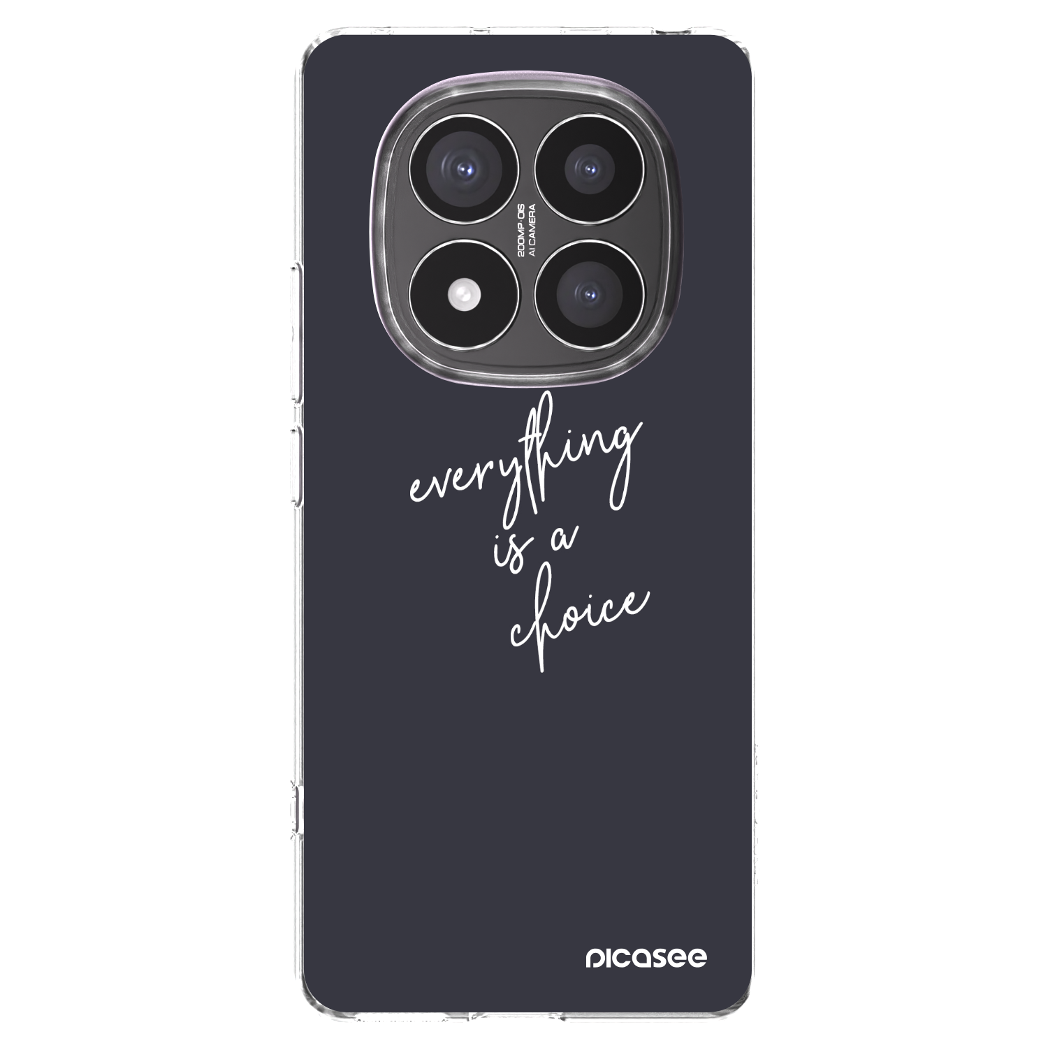 Picasee διαφανής θήκη σιλικόνης Xiaomi Redmi Note 14 Pro+ 5G - Everything is a choice