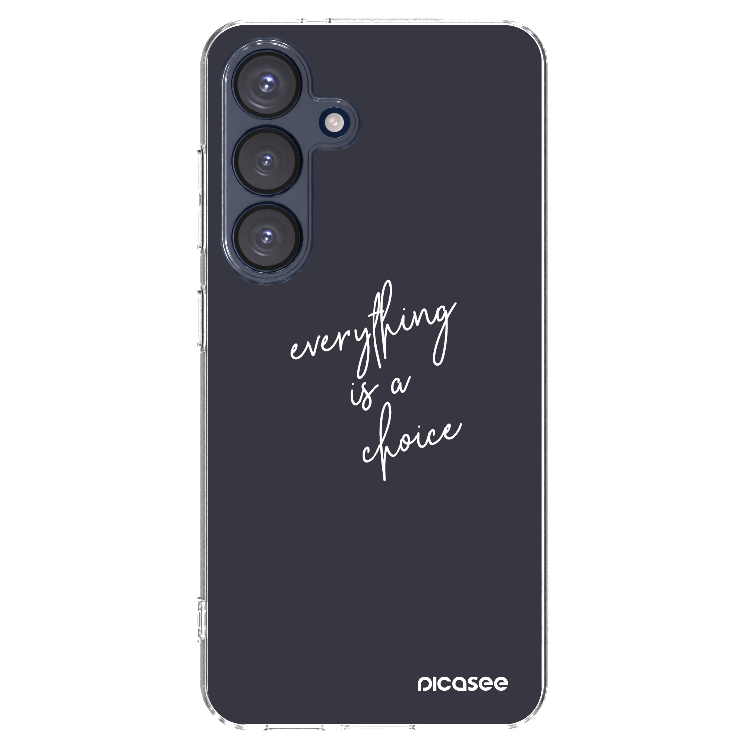 Picasee διαφανής θήκη σιλικόνης Samsung Galaxy S25 5G - Everything is a choice