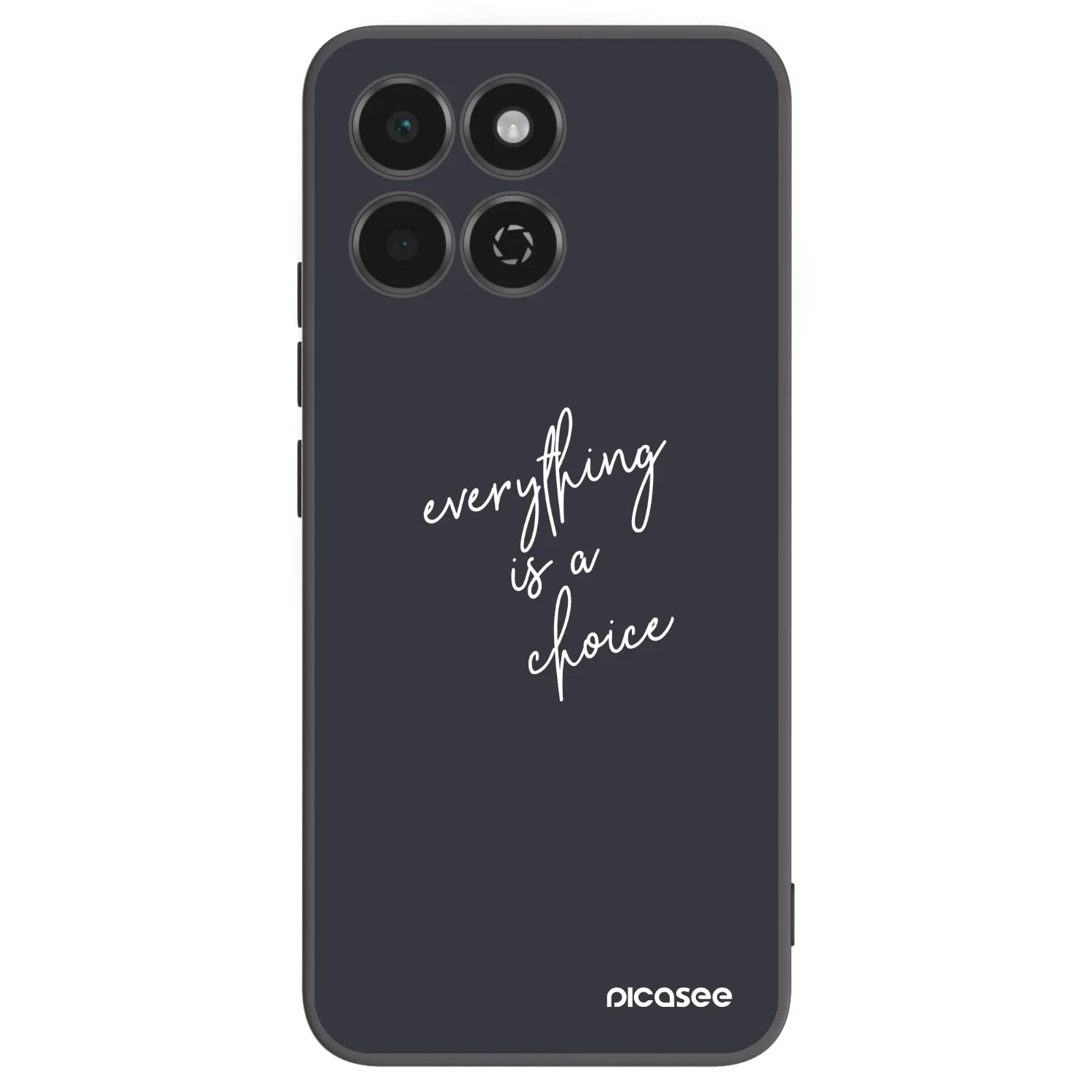 Picasee Μαύρη θήκη σιλικόνης για Honor 200 Smart 5G - Everything is a choice