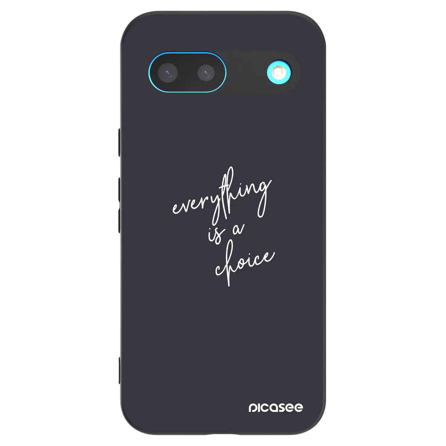 Picasee Μαύρη θήκη σιλικόνης για Google Pixel 8 - Everything is a choice