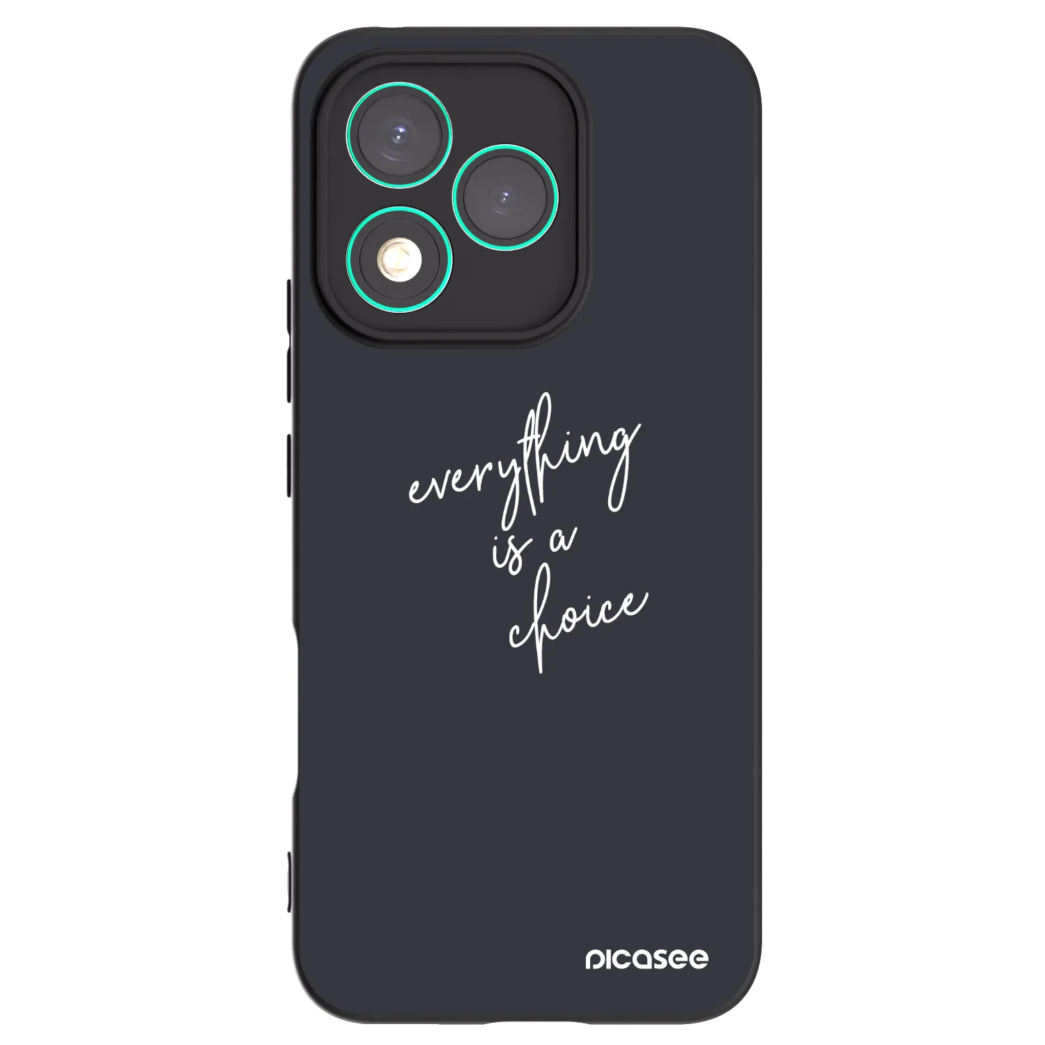 Picasee Μαύρη θήκη σιλικόνης για Honor 400 Lite 5G - Everything is a choice
