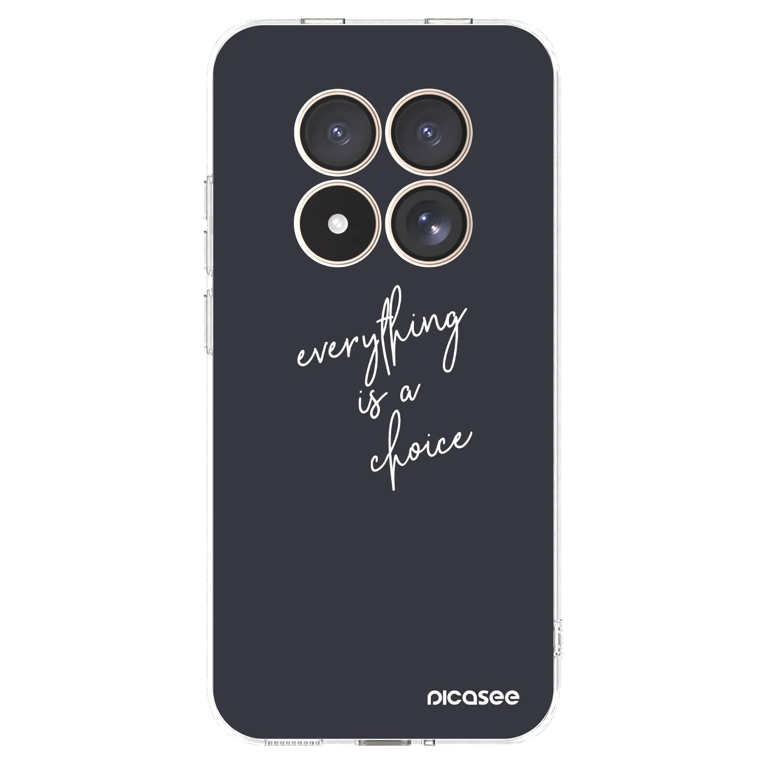 Picasee διαφανής θήκη σιλικόνης Xiaomi Redmi Note 15 Pro 4G - Everything is a choice