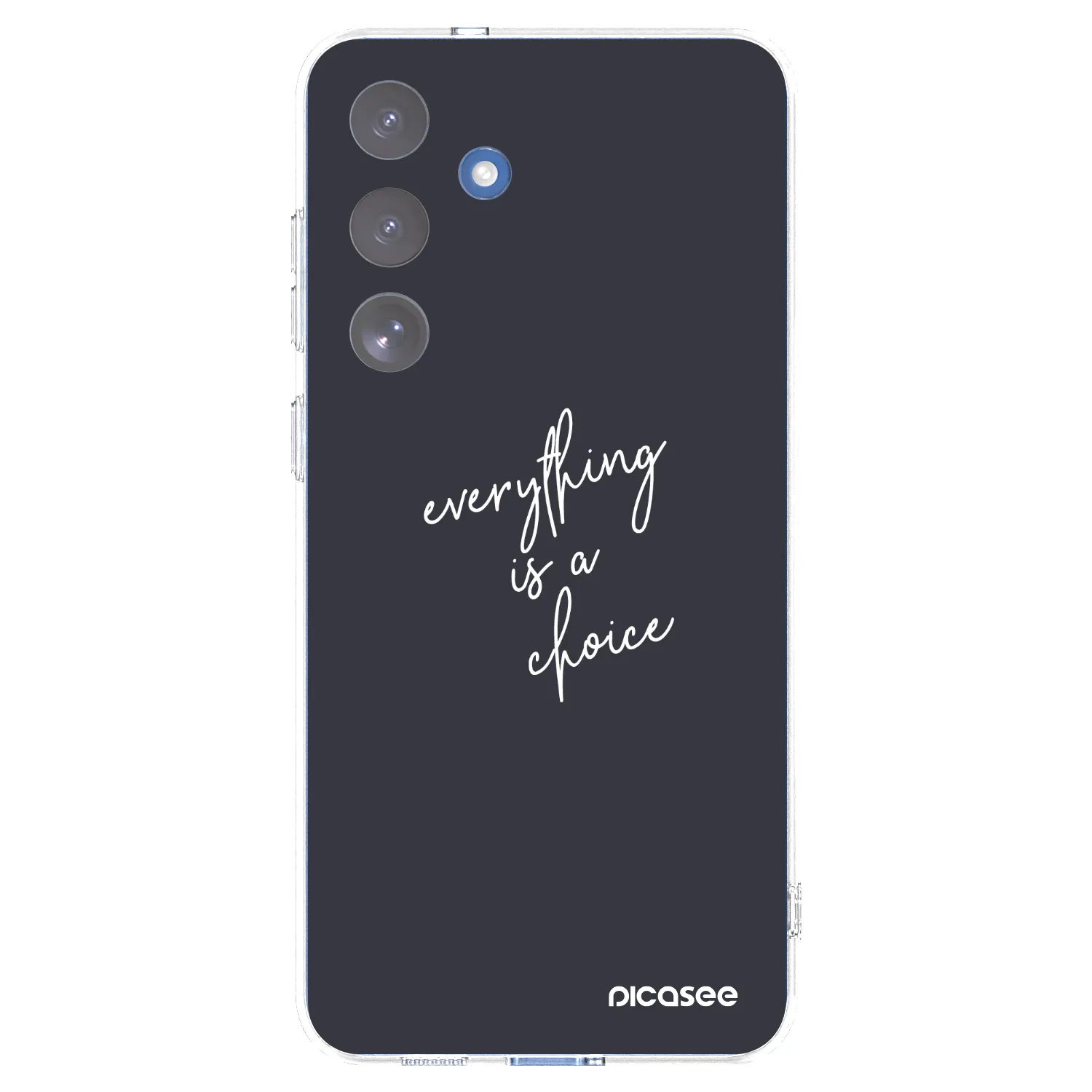Picasee διαφανής θήκη σιλικόνης Samsung Galaxy S25 FE 5G - Everything is a choice