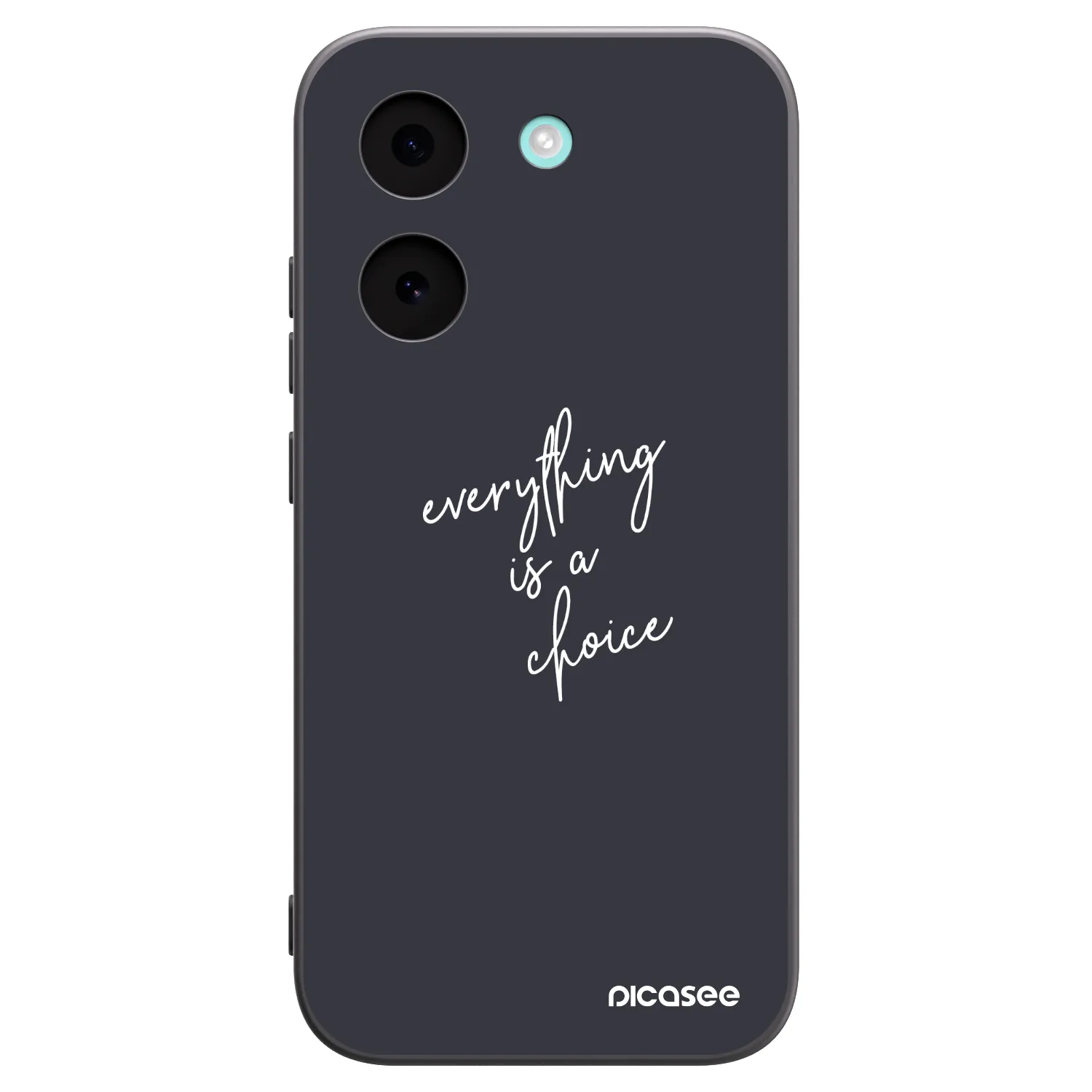 Picasee Μαύρη θήκη σιλικόνης για Xiaomi Poco X8 Pro - Everything is a choice
