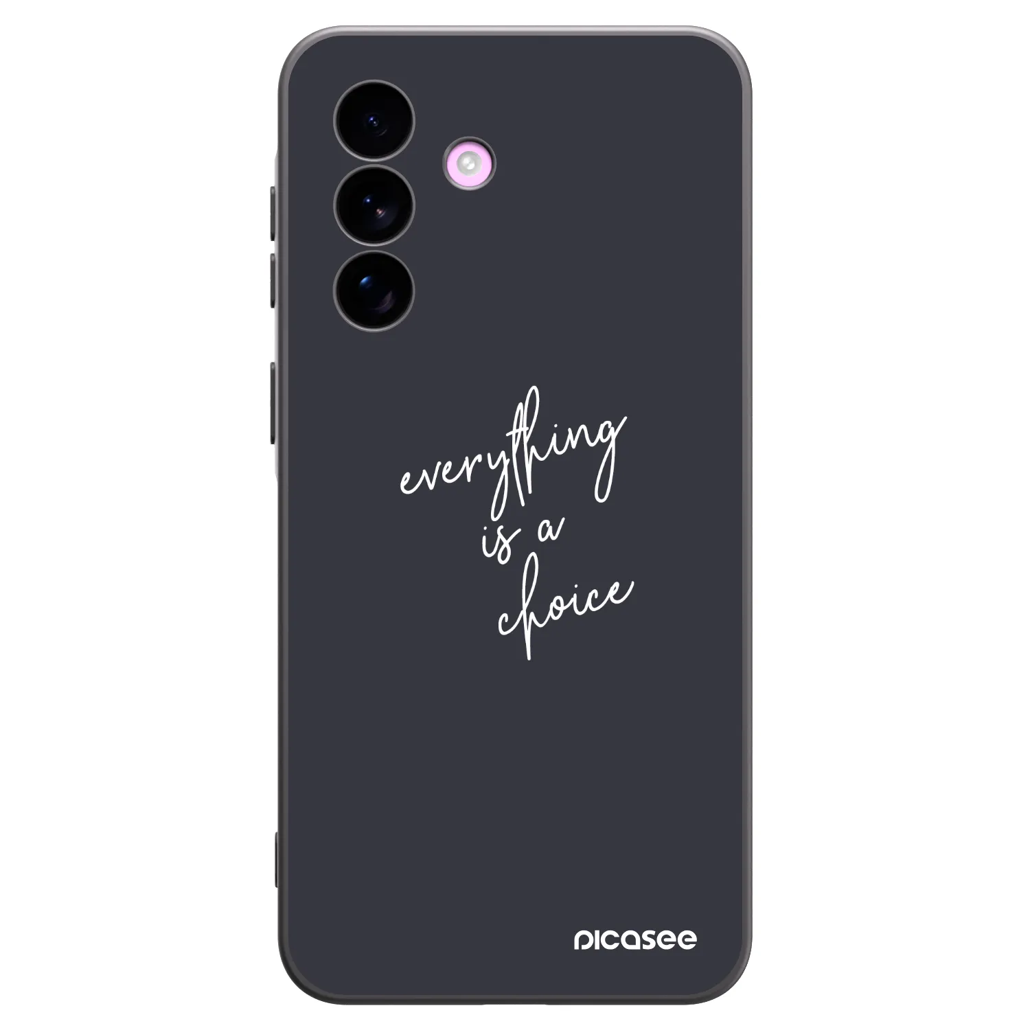 Picasee Μαύρη θήκη σιλικόνης για Samsung Galaxy A57 5G - Everything is a choice