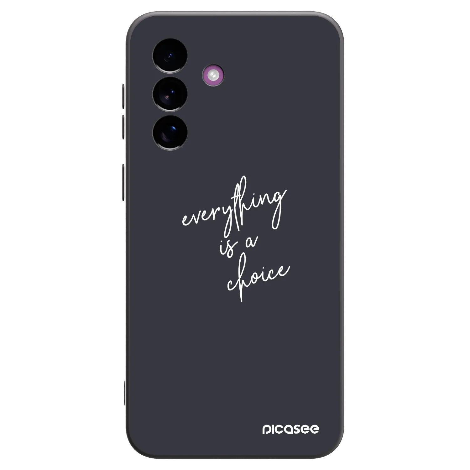Picasee Μαύρη θήκη σιλικόνης για Samsung Galaxy A37 - Everything is a choice