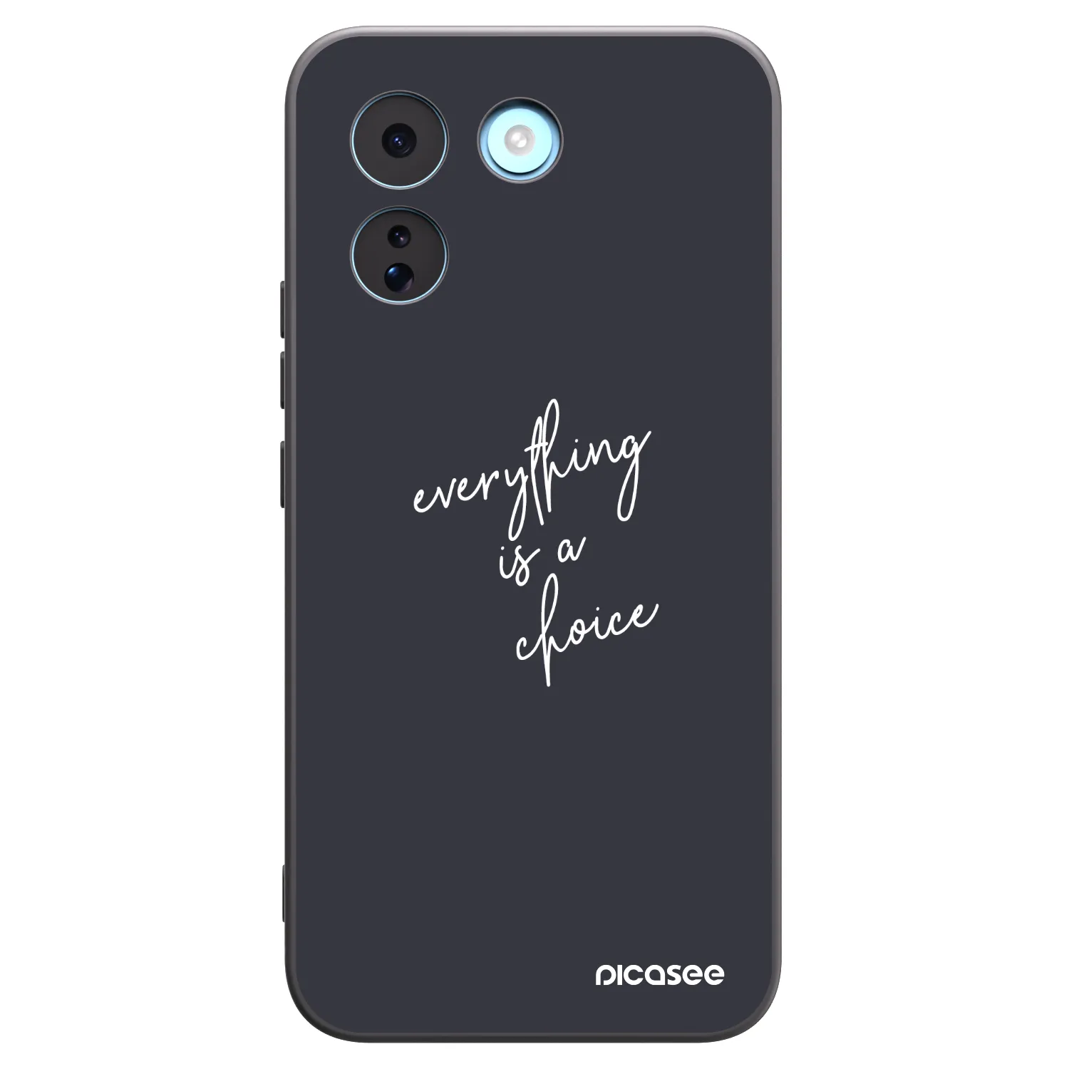 Picasee Μαύρη θήκη σιλικόνης για Xiaomi Redmi Note 17 Pro MAX 5G - Everything is a choice