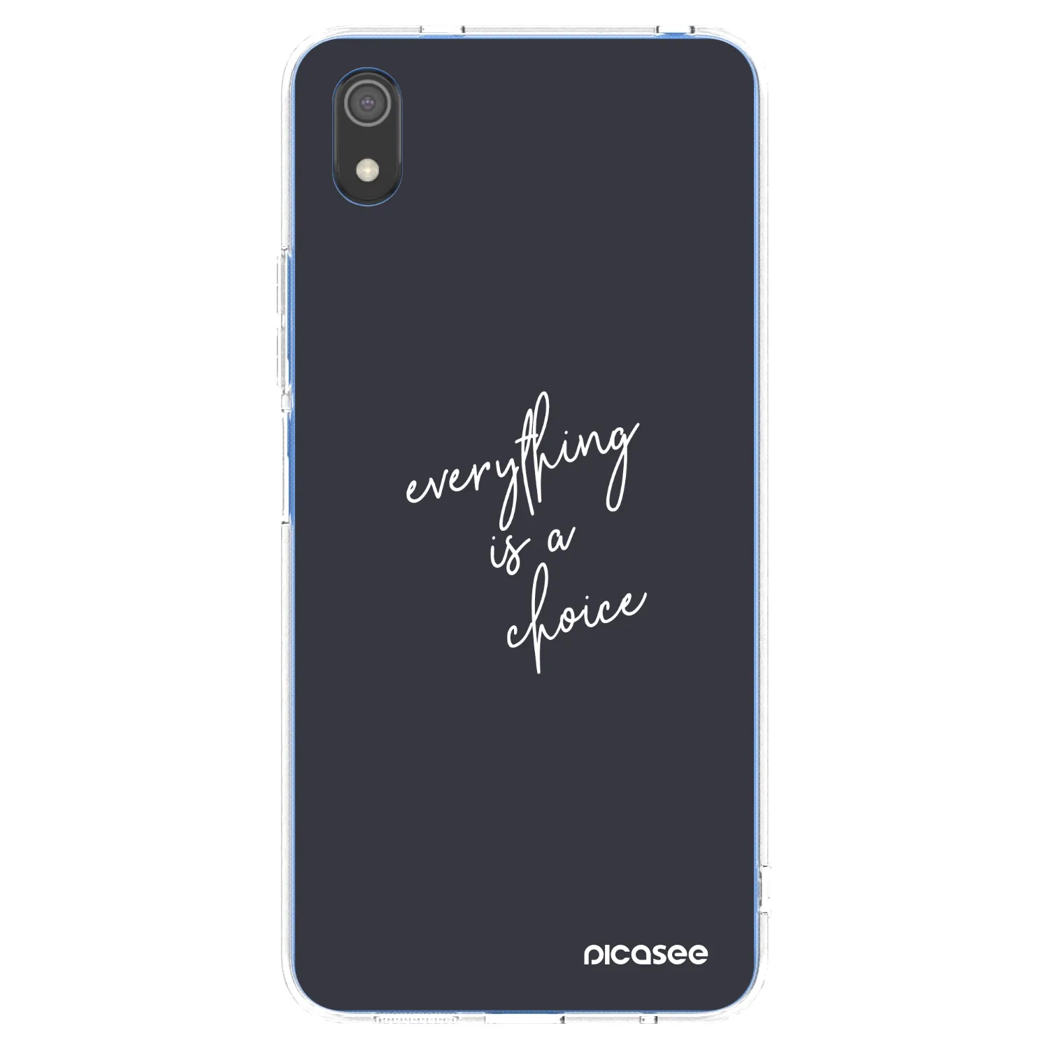 Picasee διαφανής θήκη σιλικόνης Xiaomi Redmi 7A - Everything is a choice