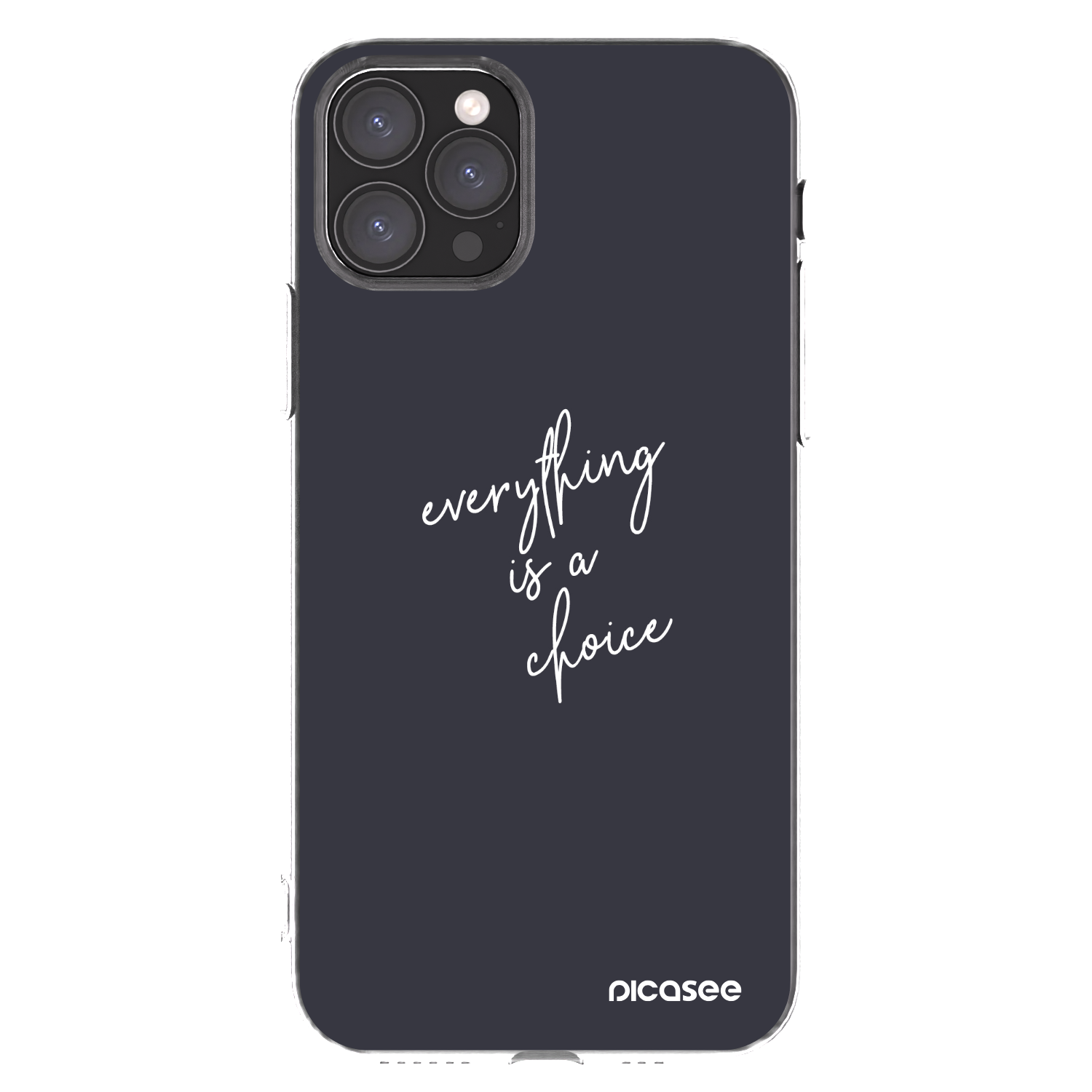 Picasee διαφανής θήκη σιλικόνης Apple iPhone 11 Pro - Everything is a choice